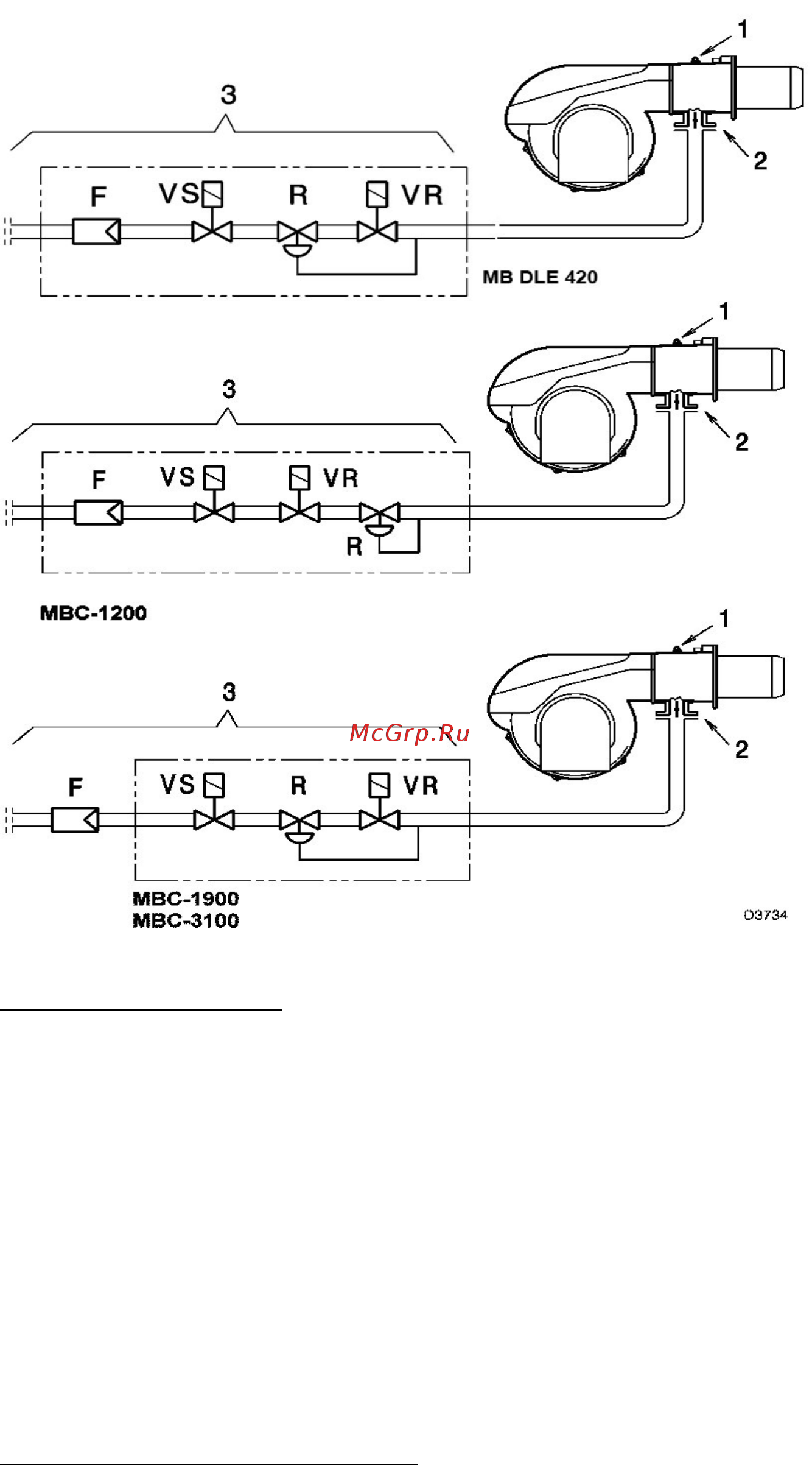 Riello RS 250/M MZ t.l. Инструкция по эксплуатации онлайн [8/33] 525915