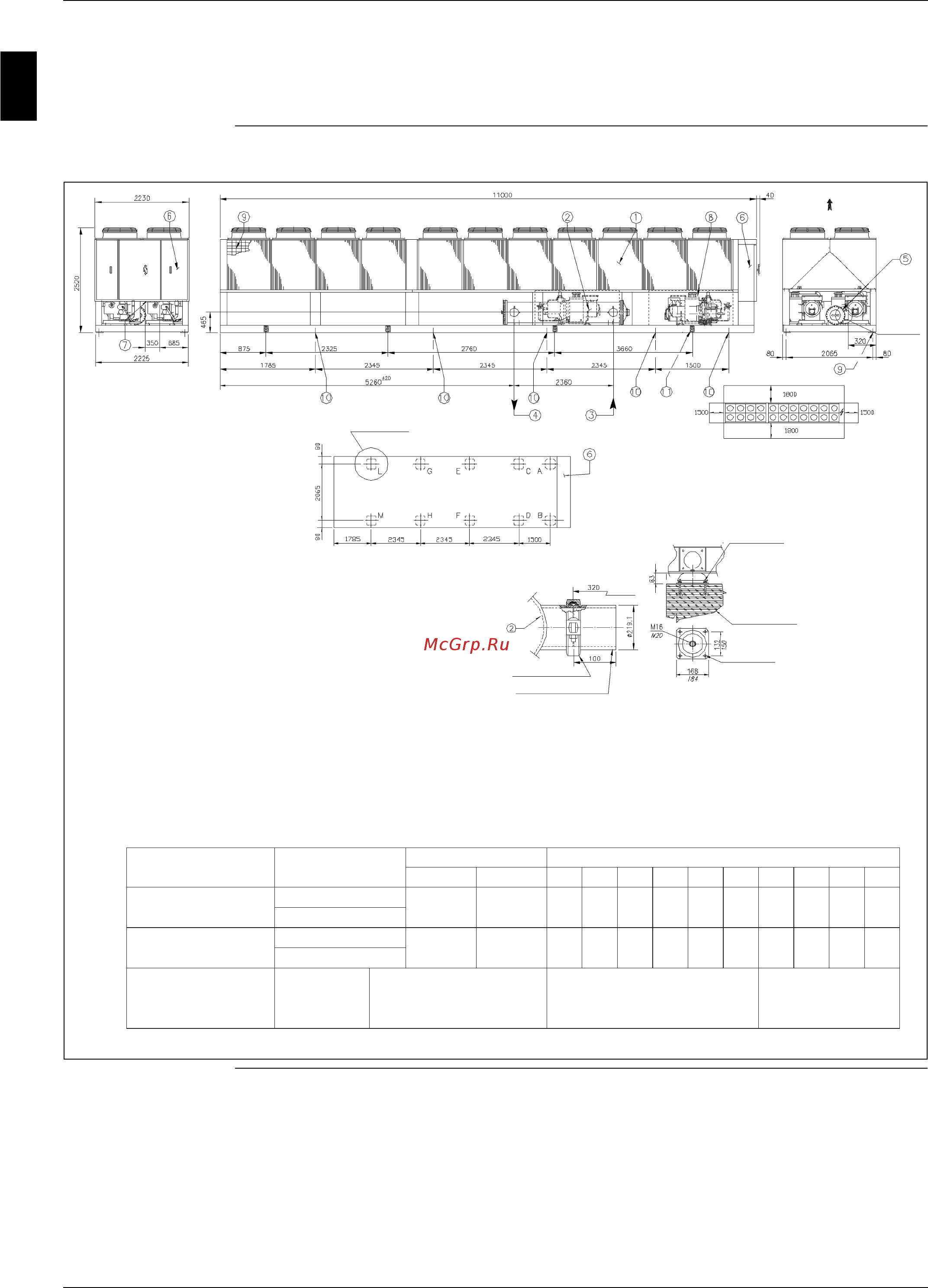 Daikin EWAD550BJYNN/Q [108/346] Outlook drawing ewadc15bjynn a ewadc15bjynn a oprn and ewadc15bjynn a opln