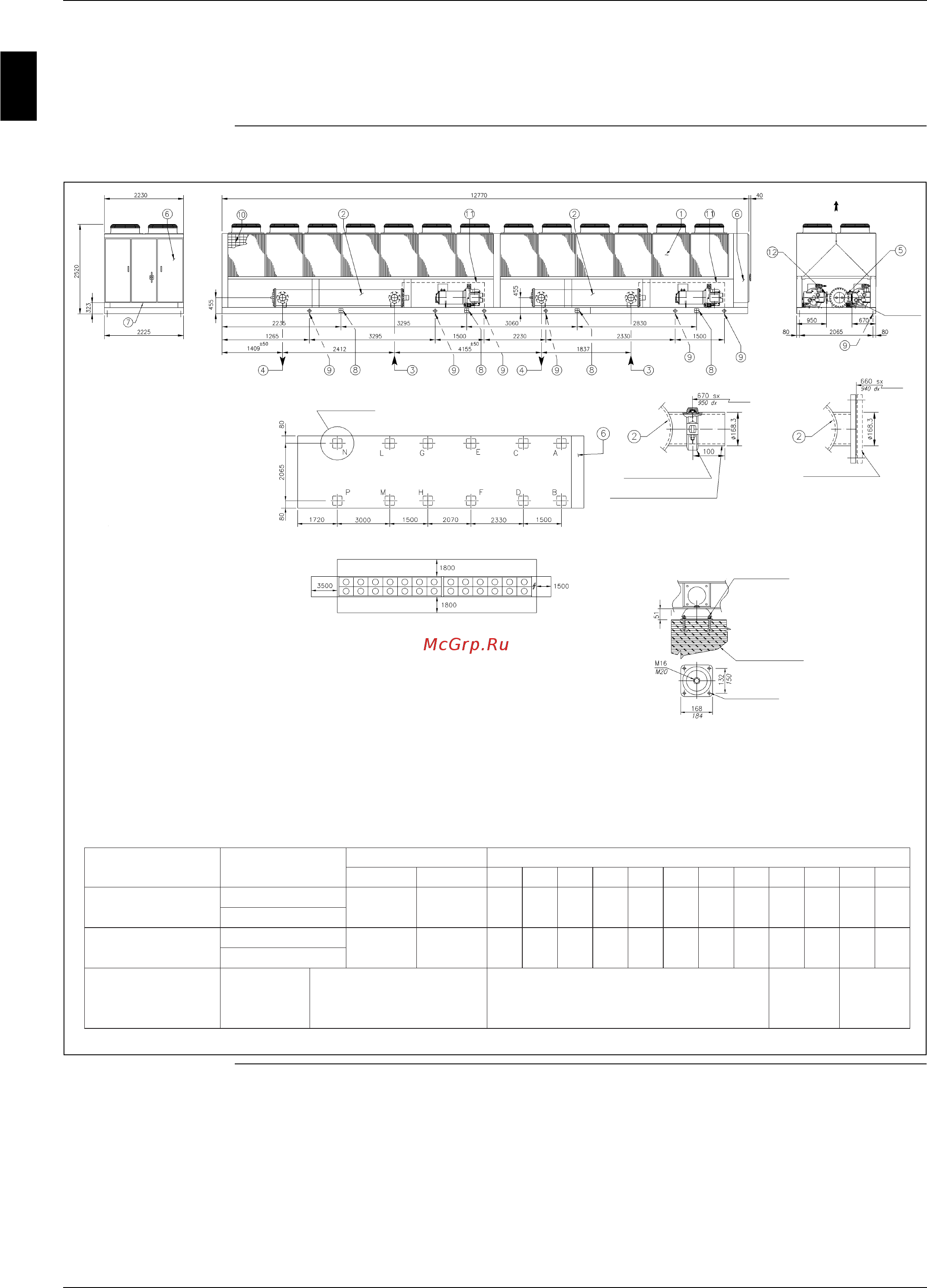 Daikin EWAD650BJYNN [118/346] Outlook drawing ewadc18bjynn a ewadc18bjynn a oprn and ewadc18bjynn a opln