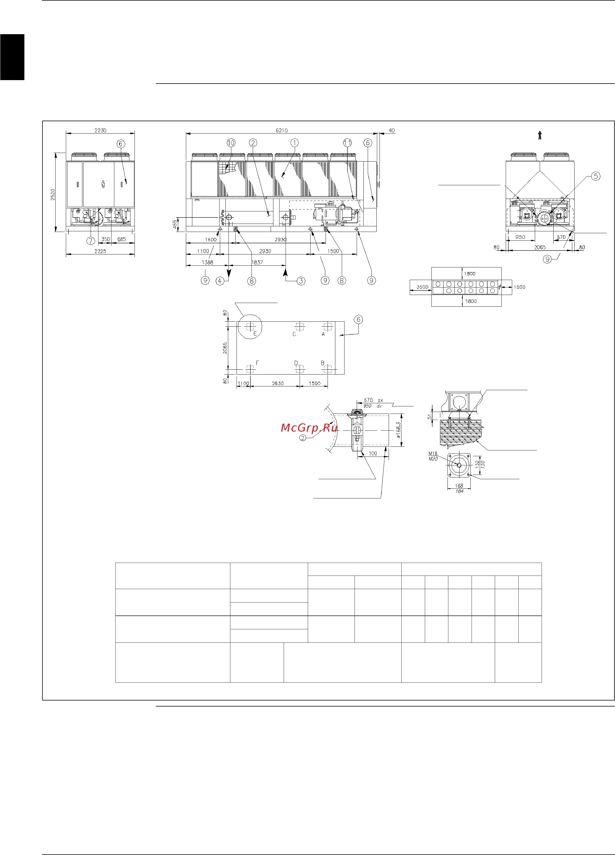 Daikin EWADC14BJYNN [132/346] Outlook drawing ewad650bjynn a ewad650bjynn a oprn and ewad650bjynn a opln