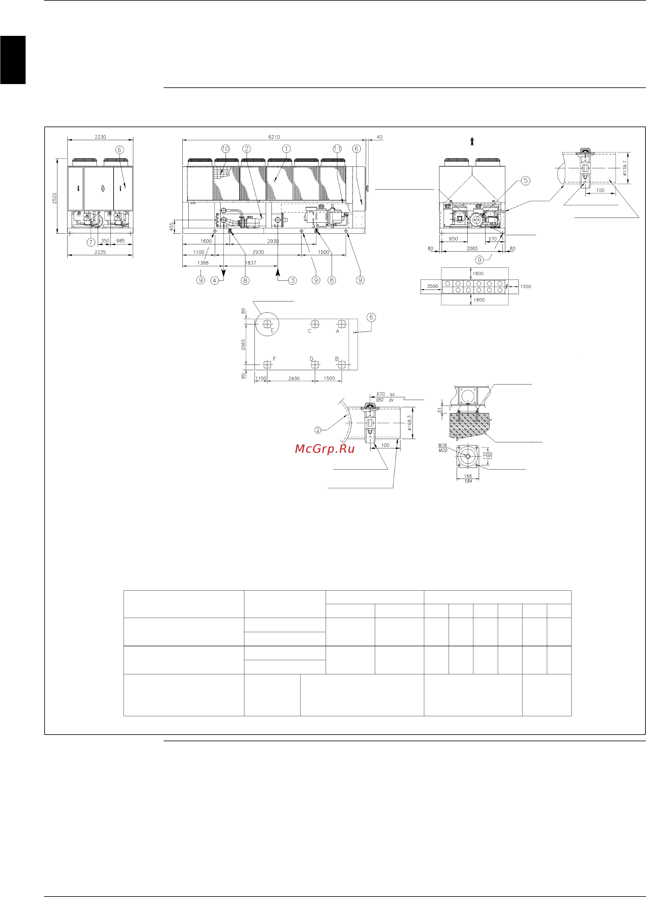 Daikin EWADC14BJYNN [134/346] Outlook drawing ewad650bjynn a opsp ewad650bjynn a opsp oprn and ewad650bjynn a opsp opln