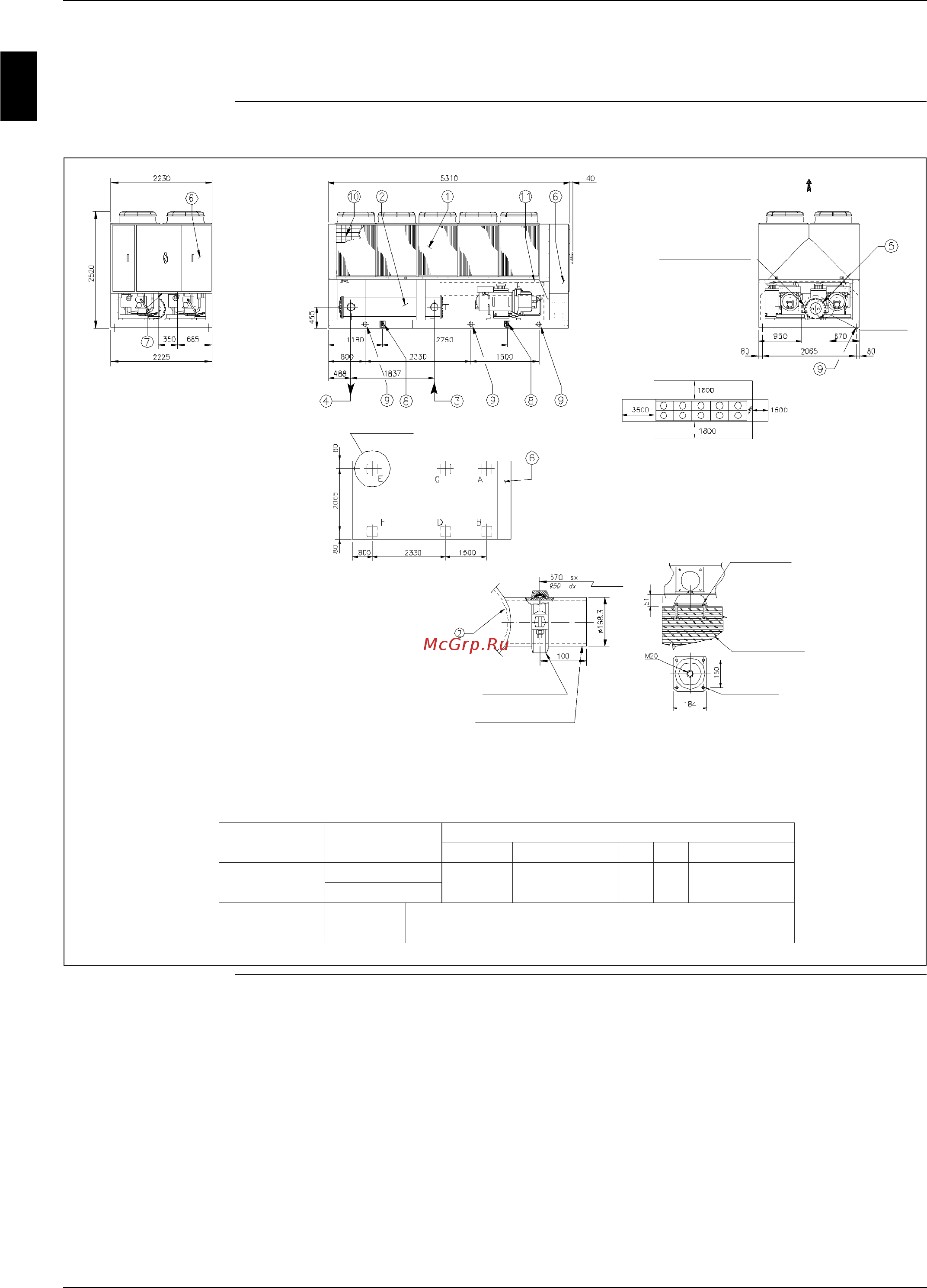 Daikin EWADC14BJYNN [42/346] Outlook drawing ewad550bjynn q
