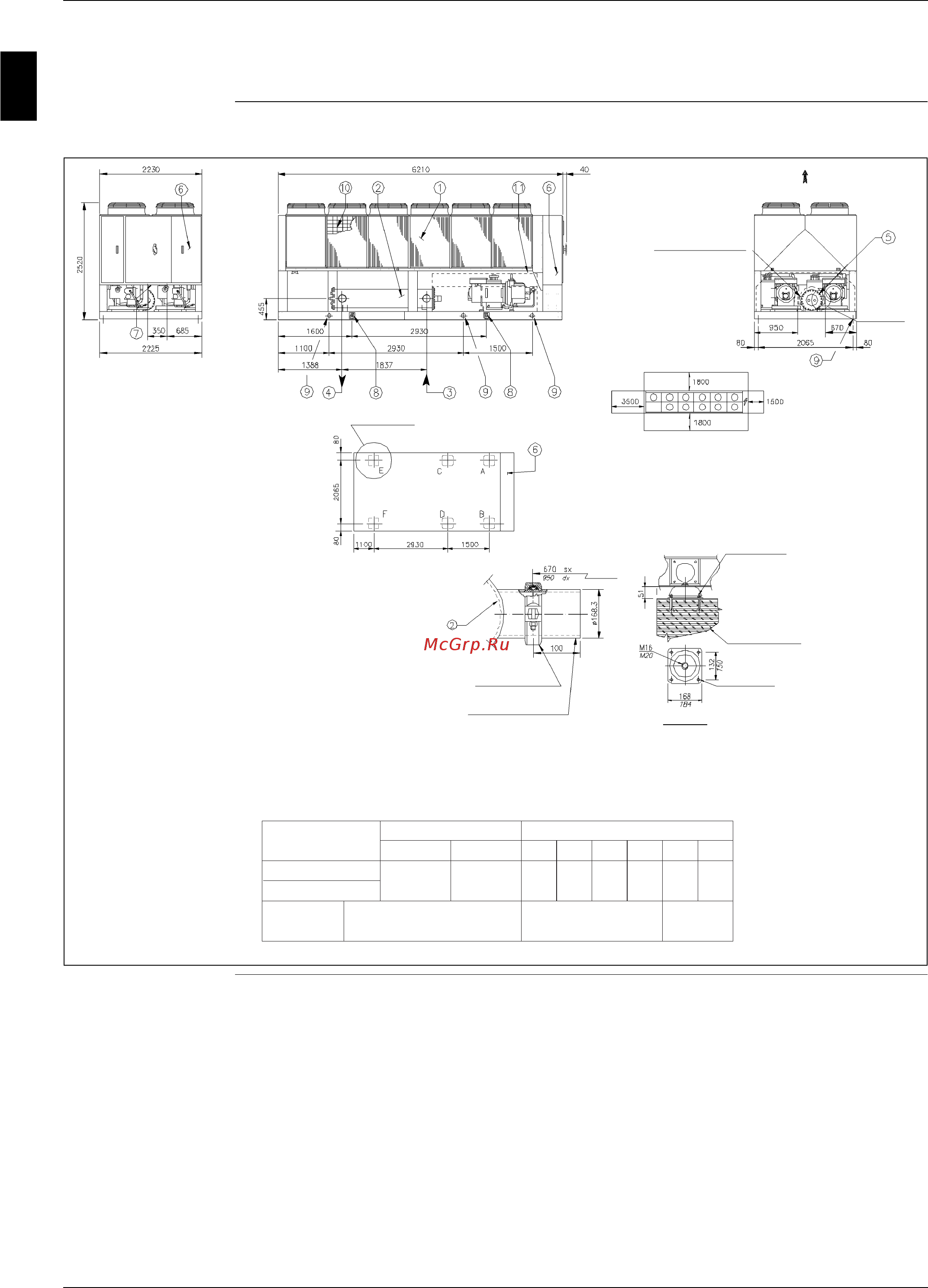 Daikin EWAD850BJYNN/A [44/346] Outlook drawing ewad600bjynn q