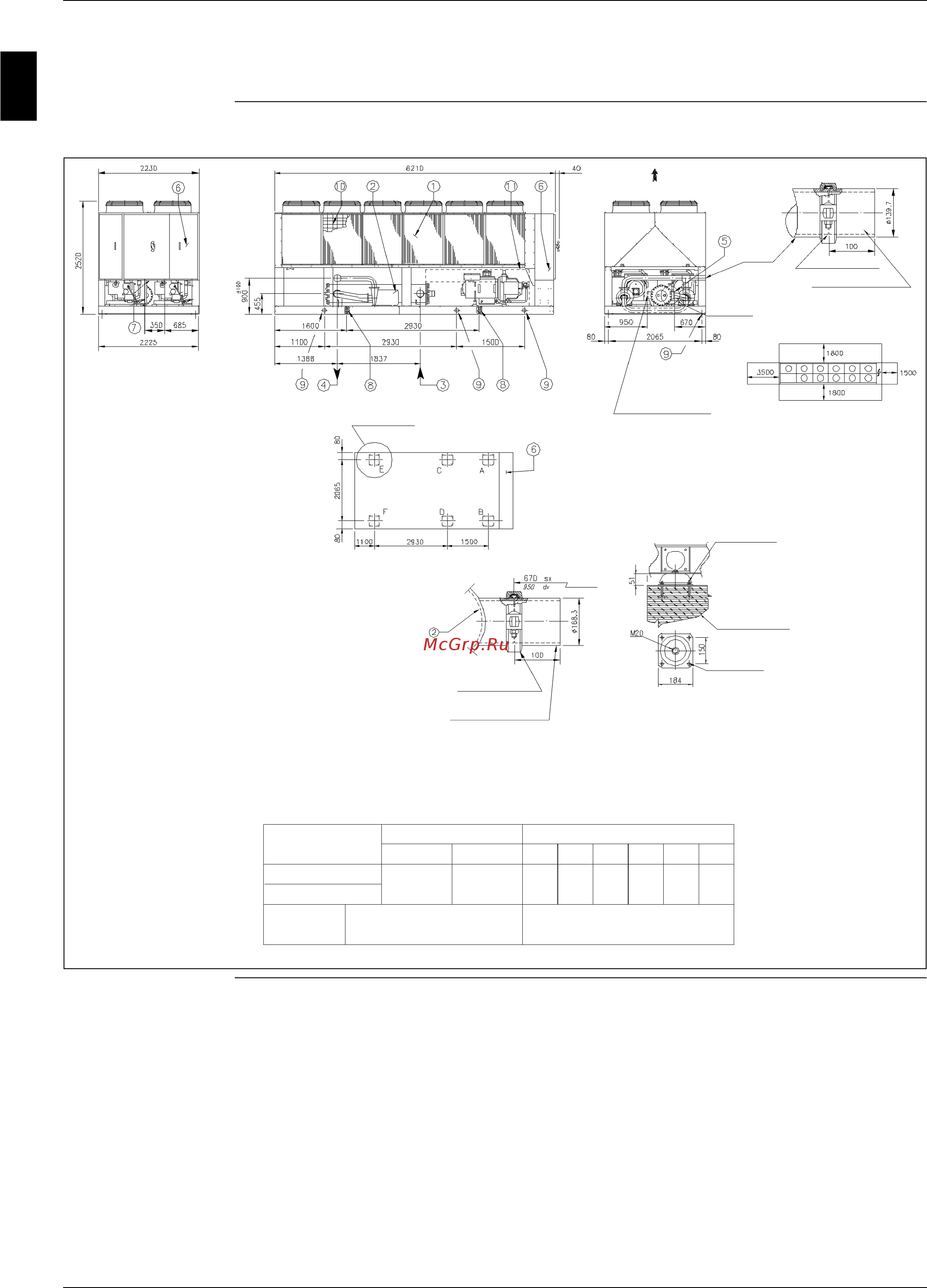 Daikin EWADC14BJYNN [46/346] Outlook drawing ewad600bjynn q optp