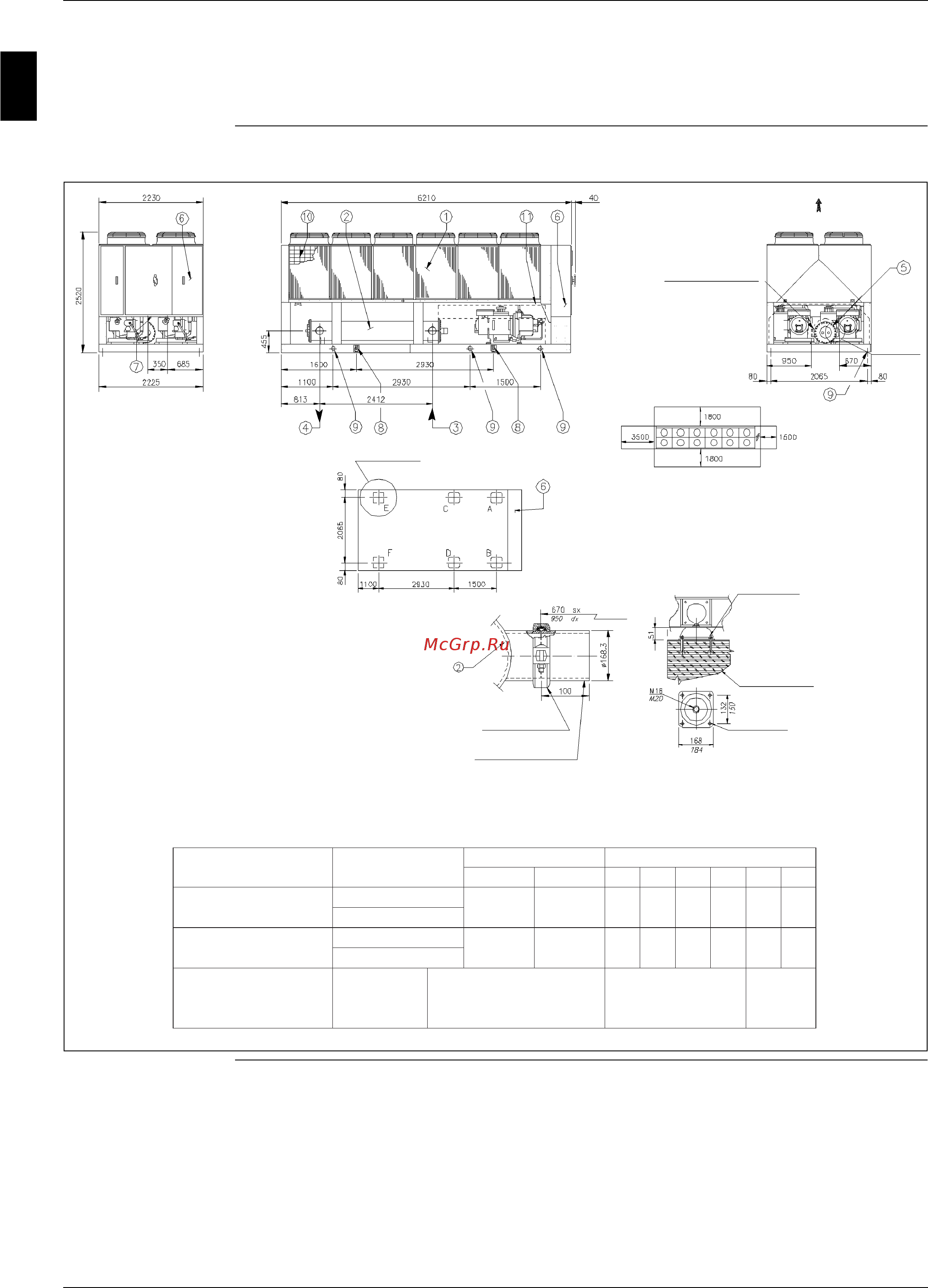 Daikin EWAD850BJYNN/A [64/346] Outlook drawing ewad850bjynn ewad850bjynn oprn and ewad850bjynn opln
