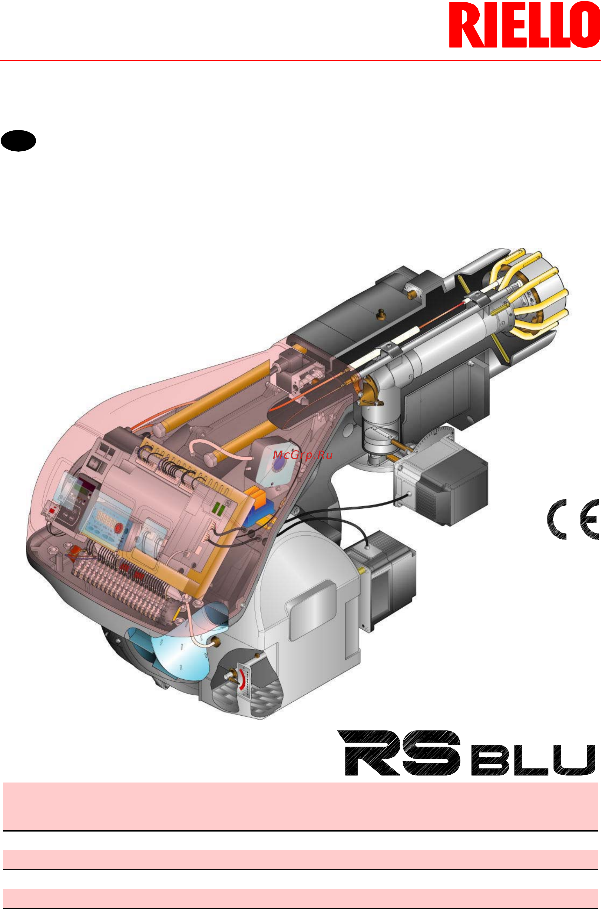Riello RS 35/E BLU (T) Инструкция по эксплуатации онлайн