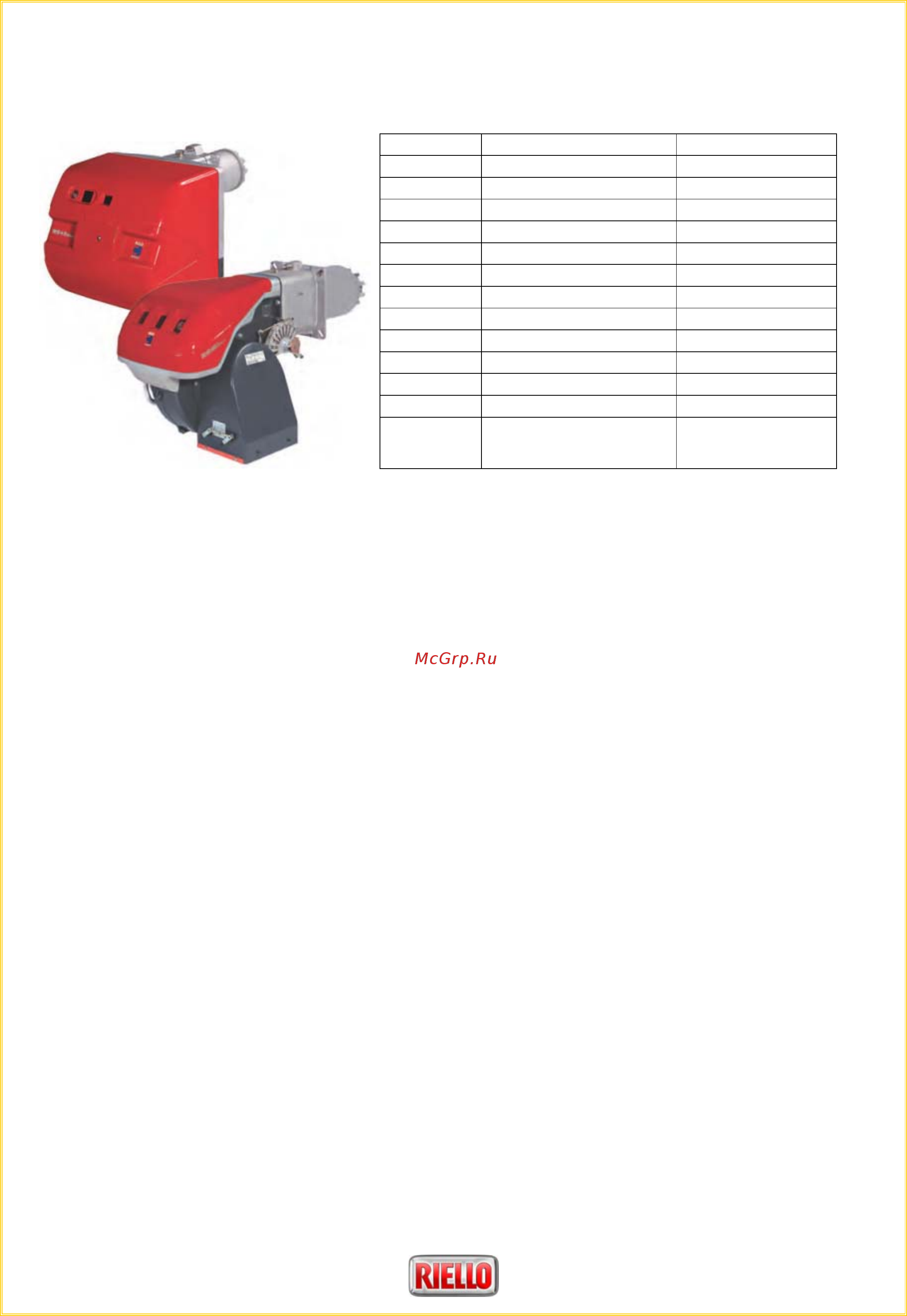 Riello RS 35/E BLU (T) Технические характеристики онлайн