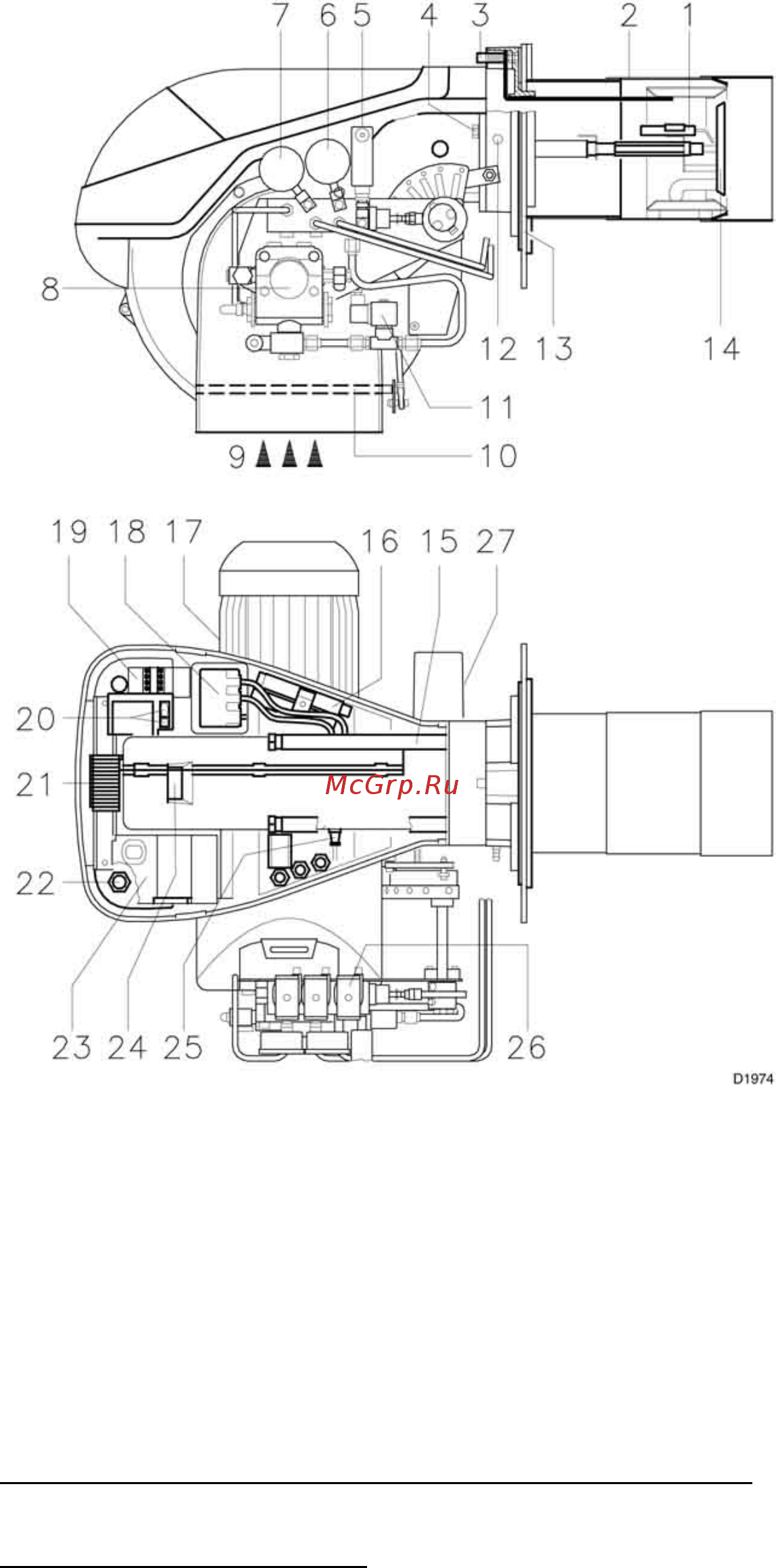 Riello RL 190/M t.l. [4/24] Описание горелки