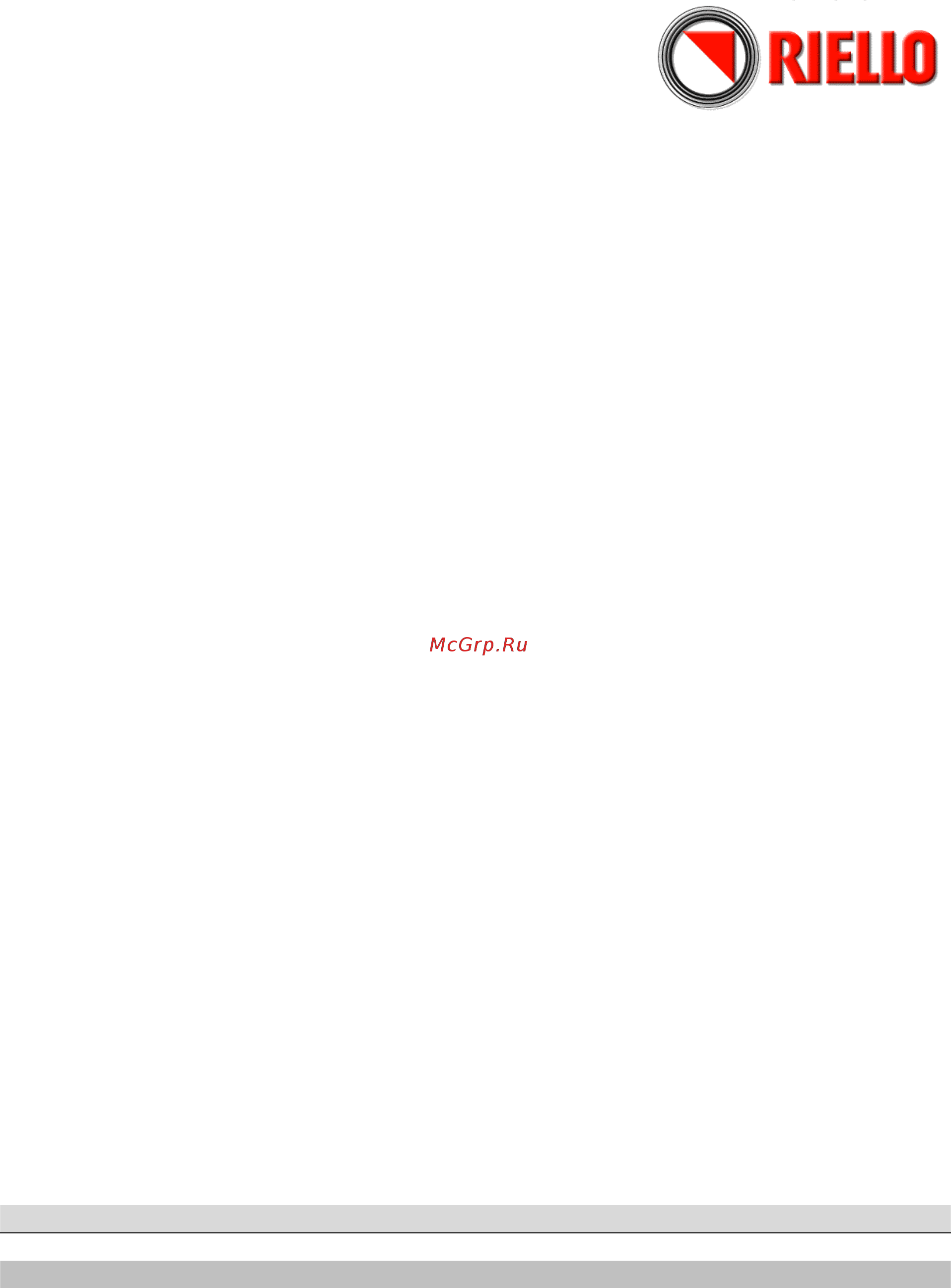 Riello RL 34/1 MZ t.l. Инструкция по эксплуатации онлайн