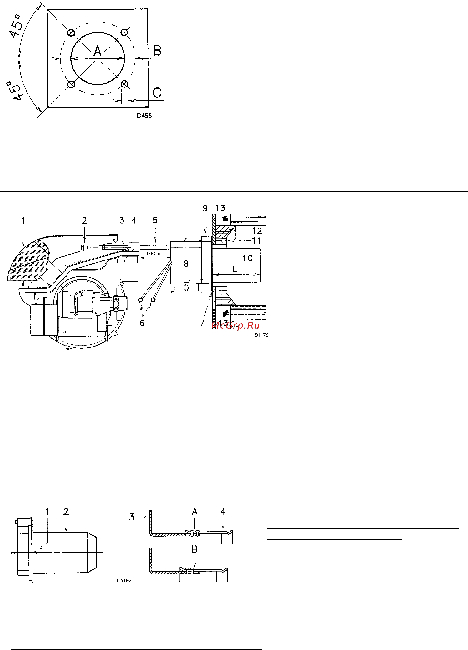Riello RLS 70 t.c. [7/31] Монтаж монтаж