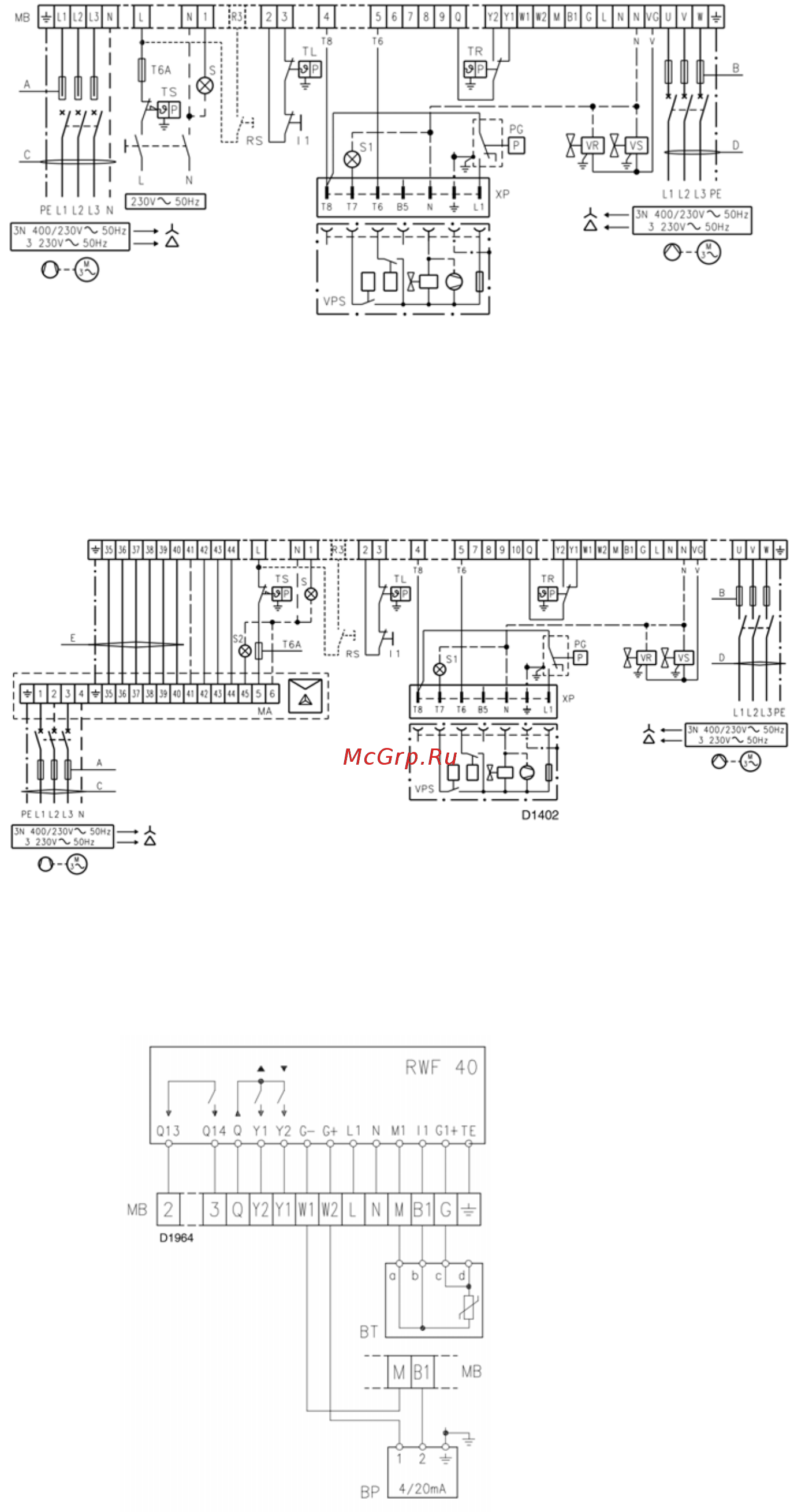 Riello GI/EMME 4500 t.l. [7/11] Электрические подключения
