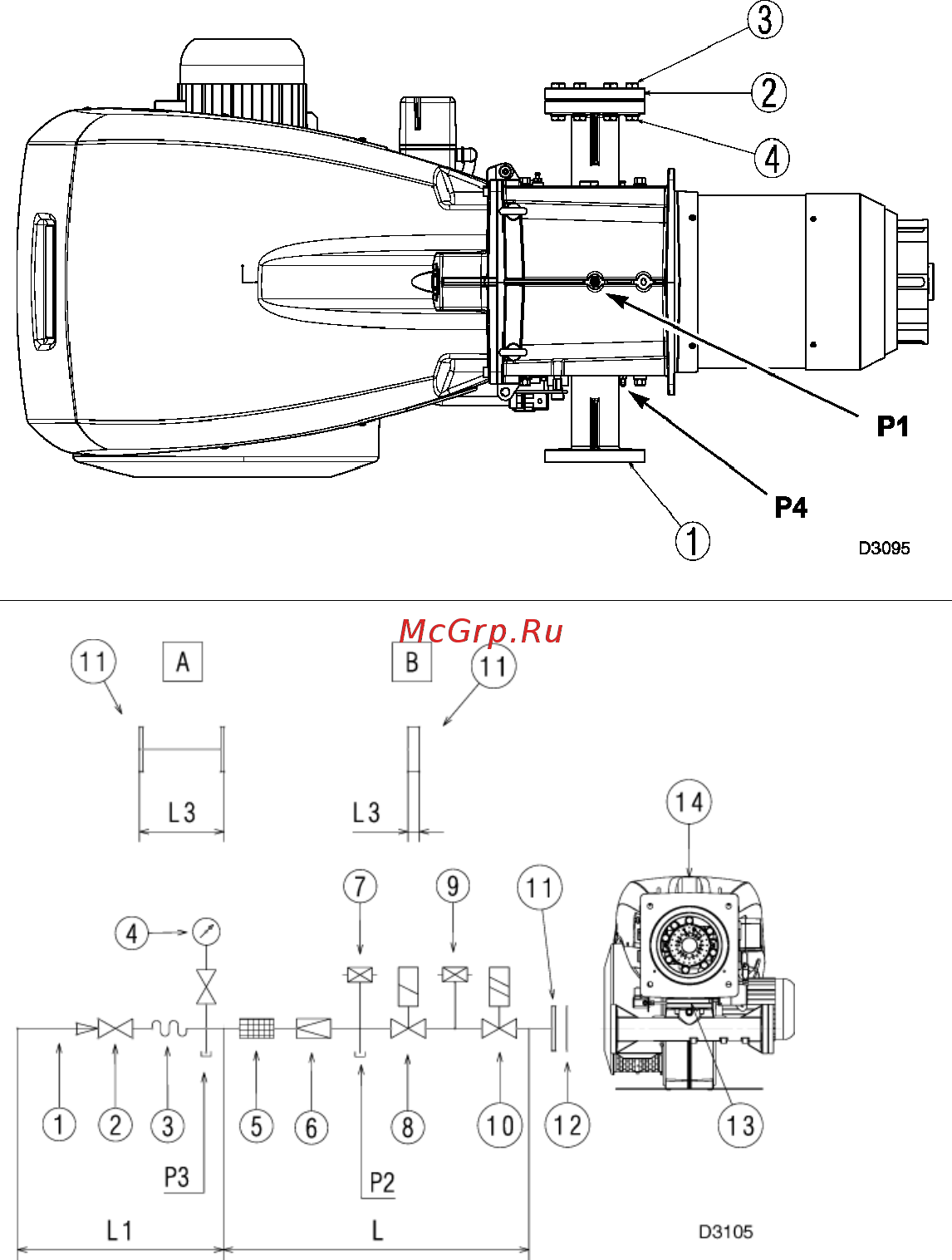 Riello RLS 300/E MX Инструкция по эксплуатации онлайн [14/41] 526402