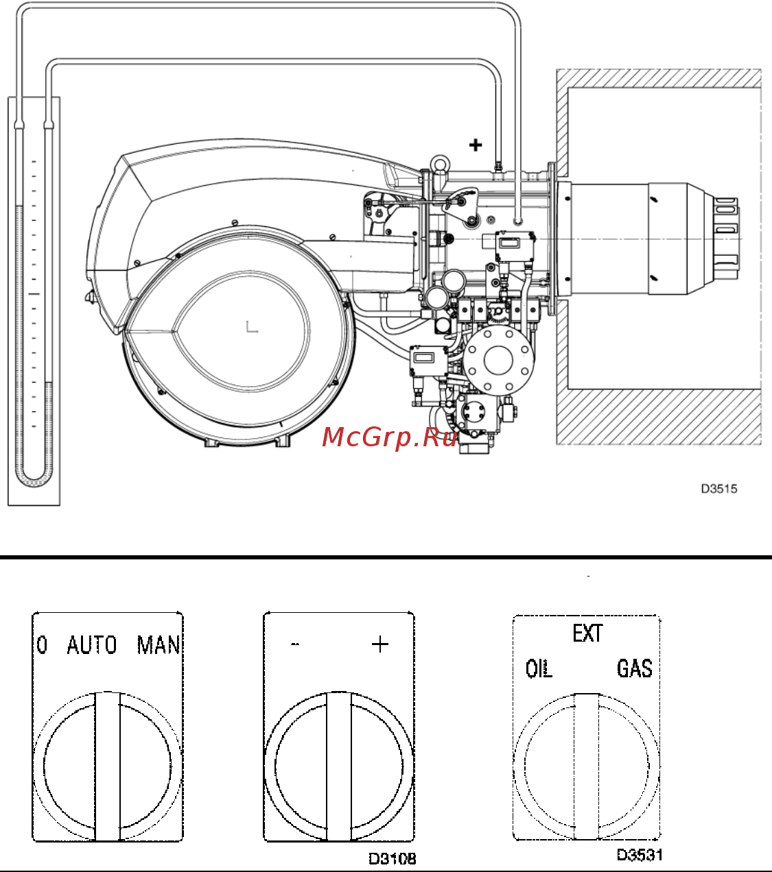 Riello RLS 300/E MX [16/41] Настройка перед розжигом