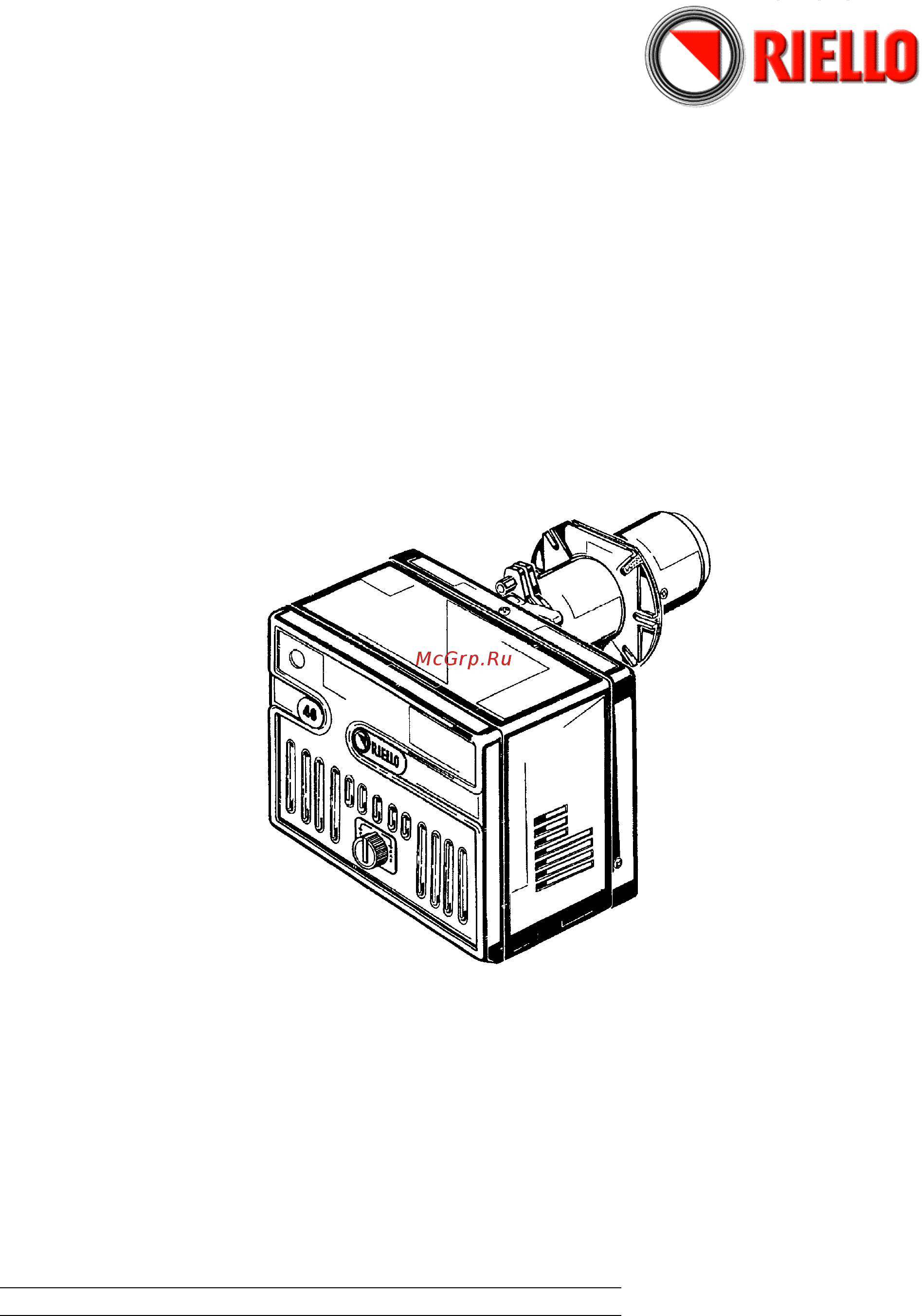 Riello 40 D8 TL Инструкция по эксплуатации онлайн