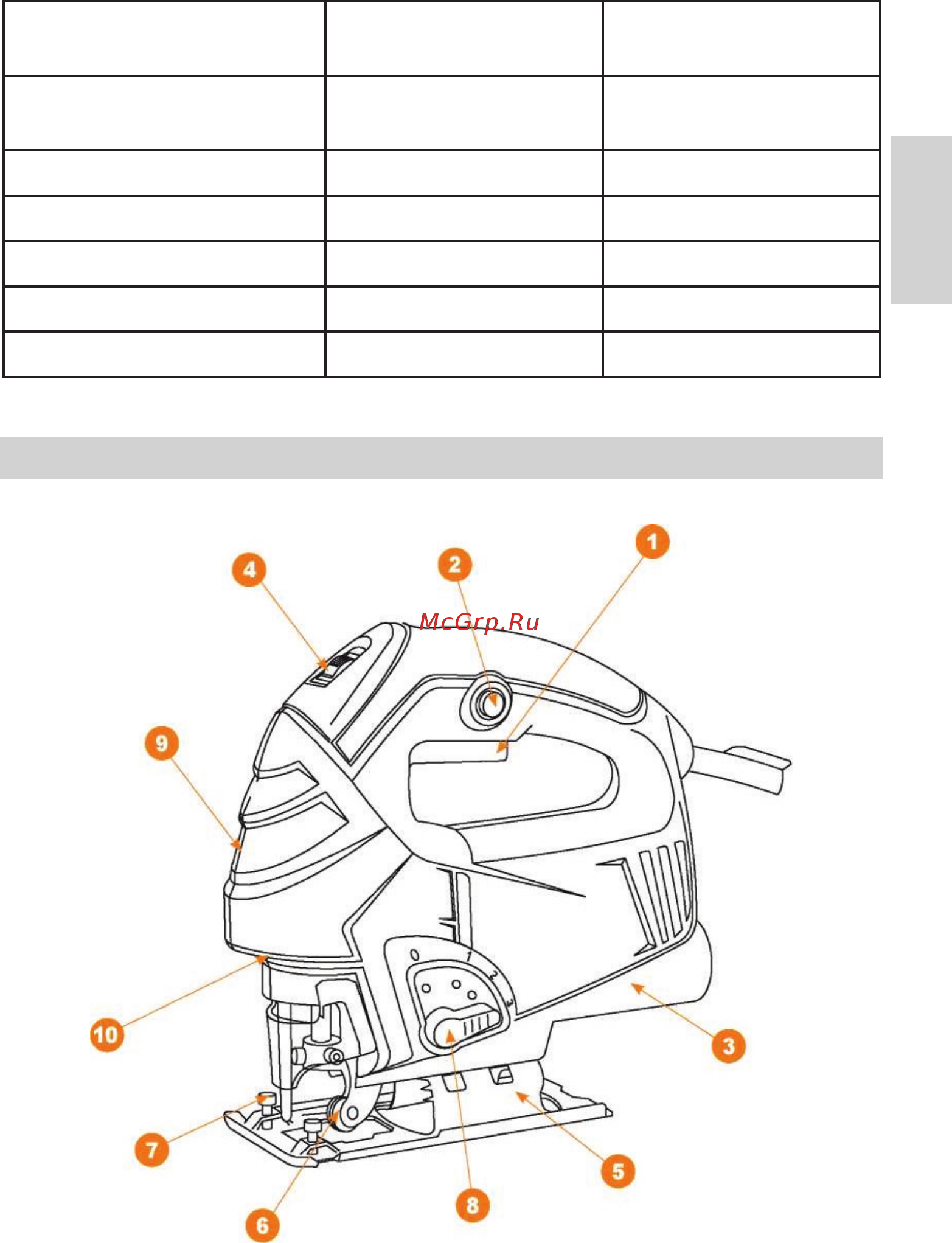 INTERTOOL WT-0446 [3/19] Общий вид и составные части изделия