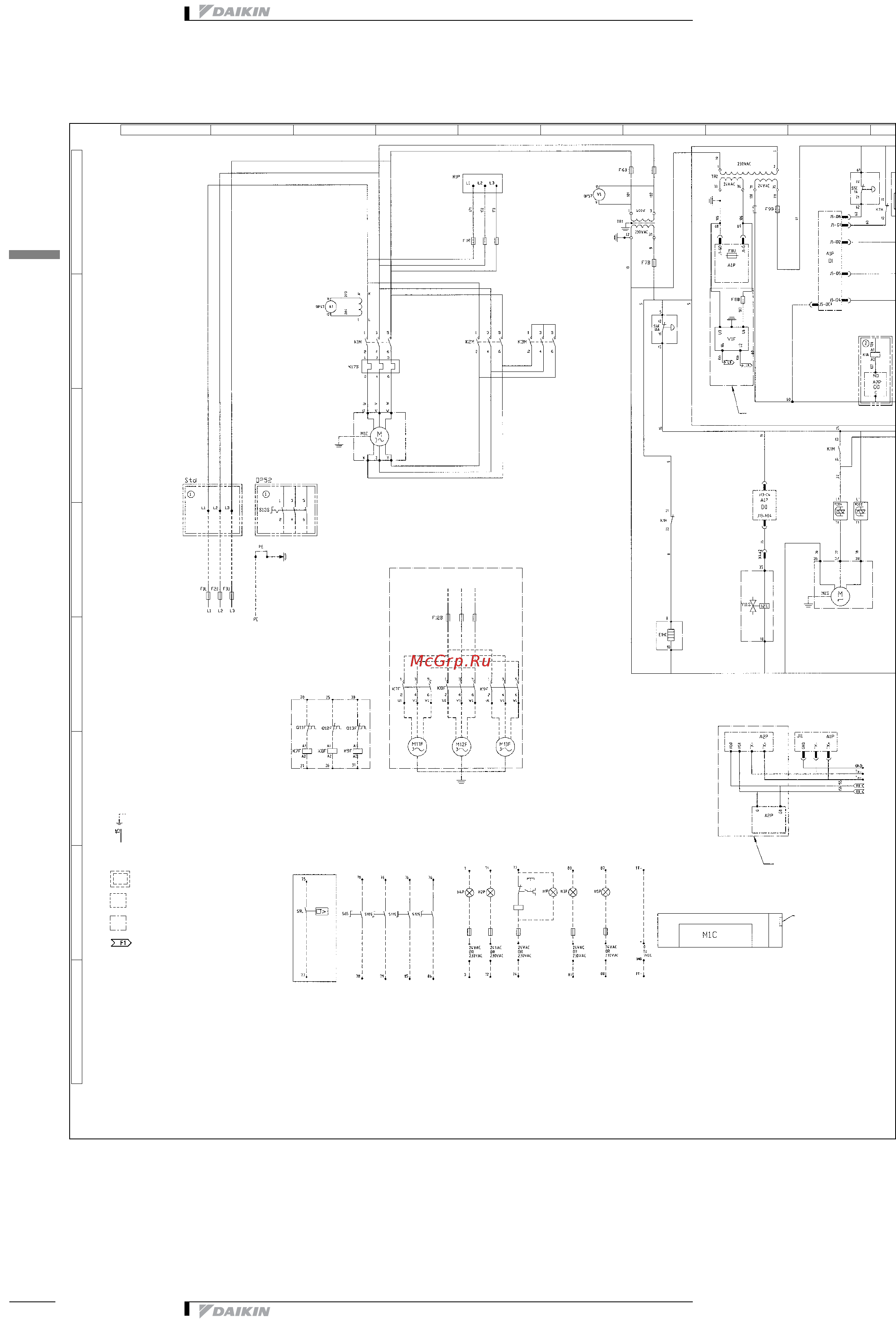 Daikin EWLD500MBY [26/35] Монтажная схема