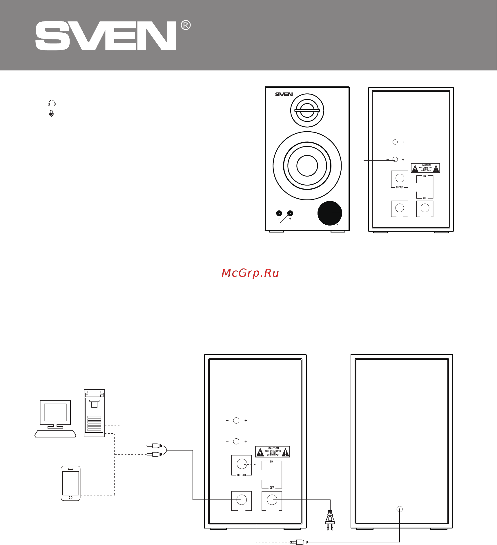 Sven SPS-621 [10/20] Мультимедійна акустична система 2