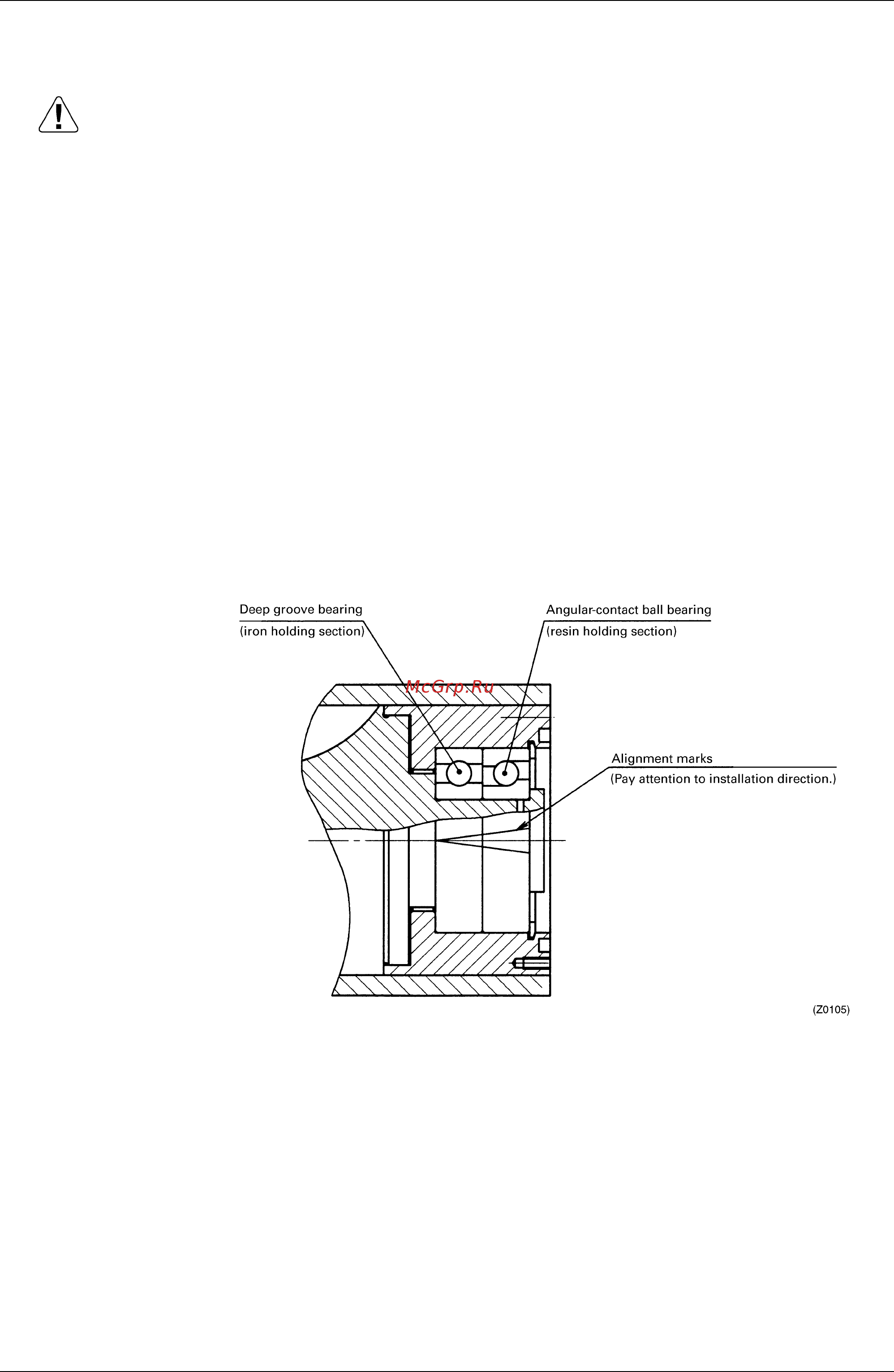 Daikin ZH5LMGU [26/58] Installation of bearings