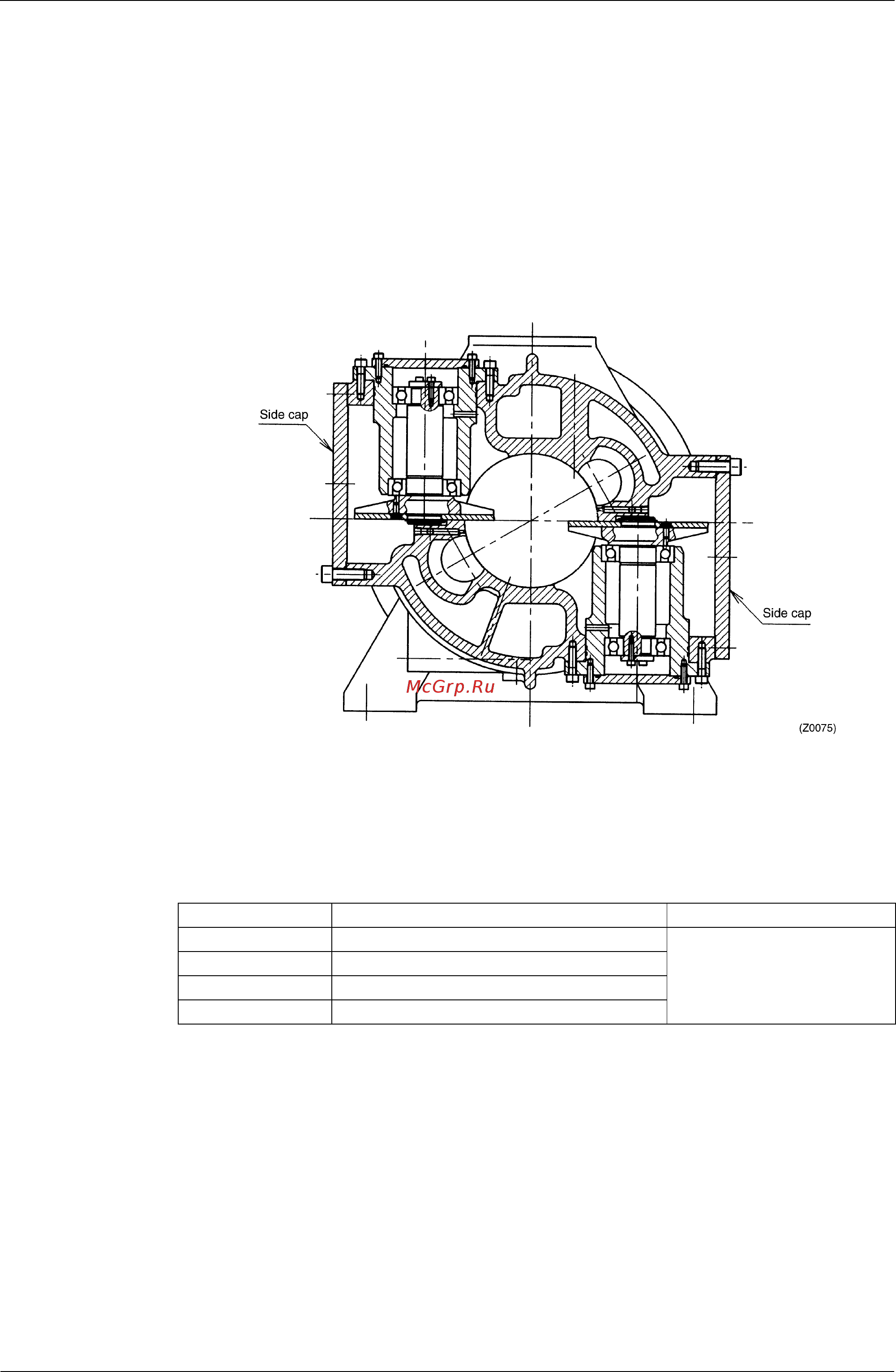 Daikin ZH7SLF [9/58] 1 perform a pump down operation to reduce pressure inside the compressor 2 release the internal pressure of the compressor loosen the flare nut of the service port with check valve of the compressor same as section 3 2 remove the partition lid then tighten the flare nut to discharge refrigerant from the compressor 3 remove the side caps from both sides of the compressor fig 3 4 since a small amount of oil is still in the compressor place drain pans under the side caps to receive oil before opening the side caps