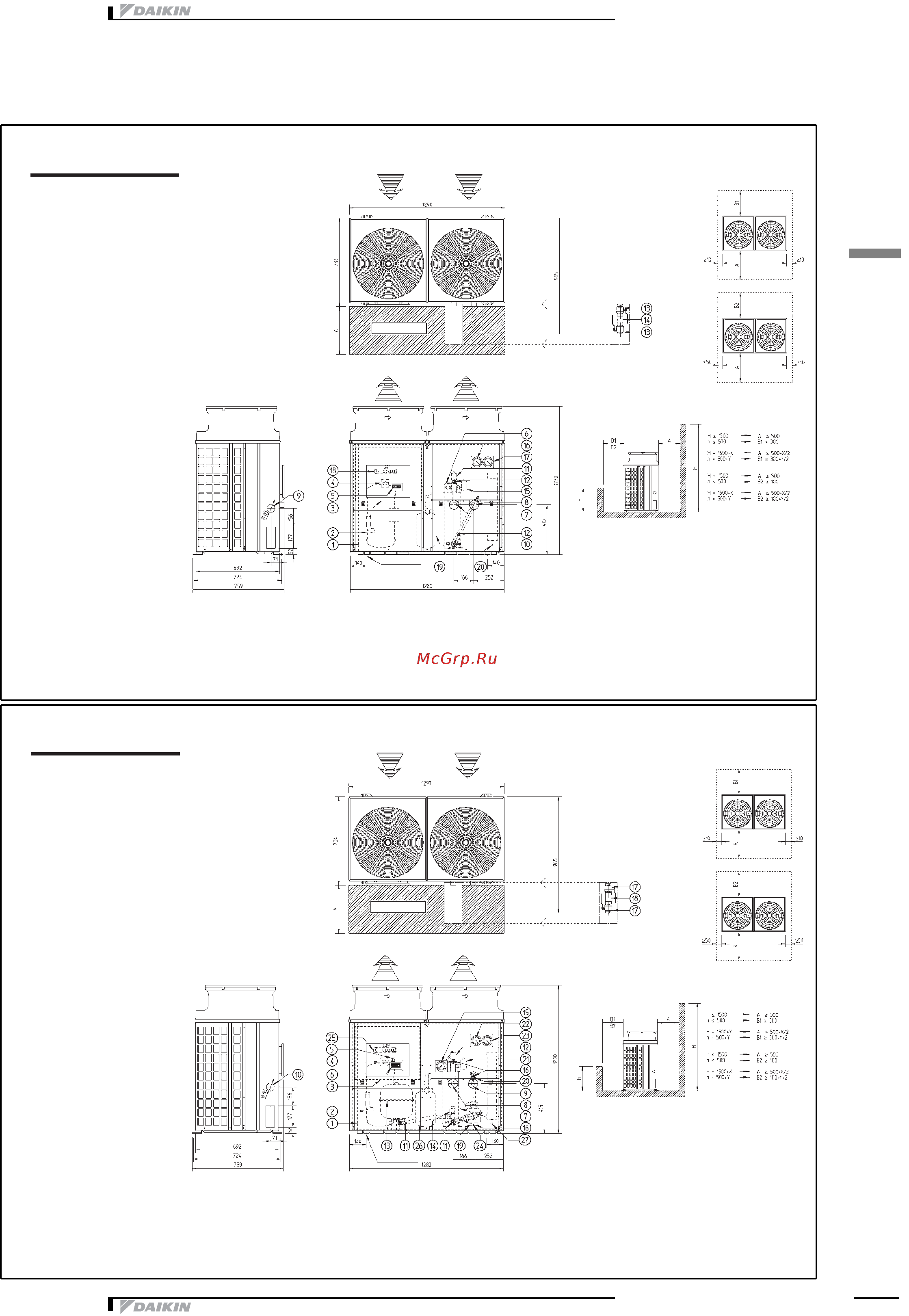 Daikin EUWAB8KBZ [23/43] Ãàçìå²íûå å²òåæè