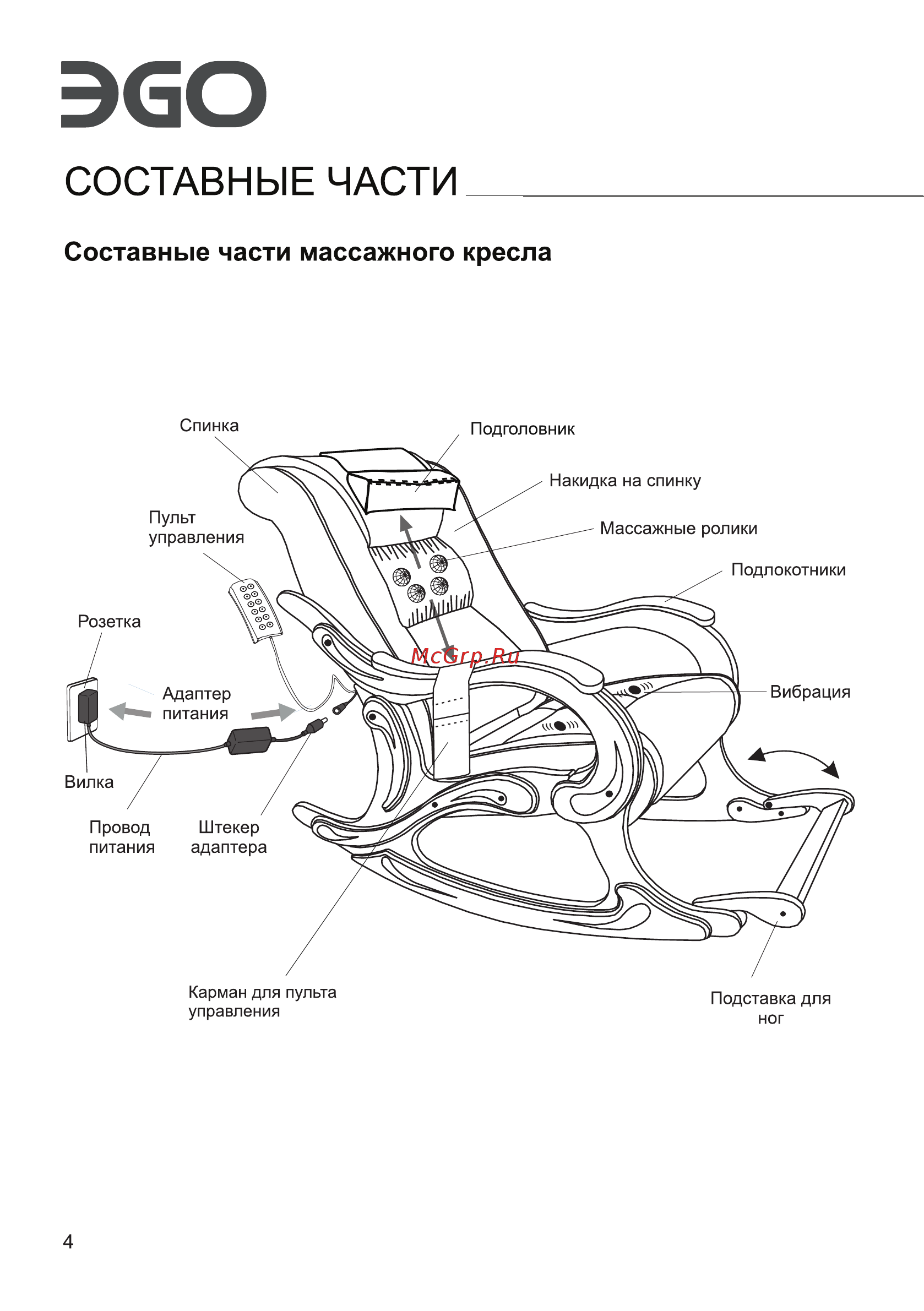 Ego WAVE EG2001 АНТРАЦИТ (Арпатек) Инструкция по эксплуатации онлайн [6/16] 527246