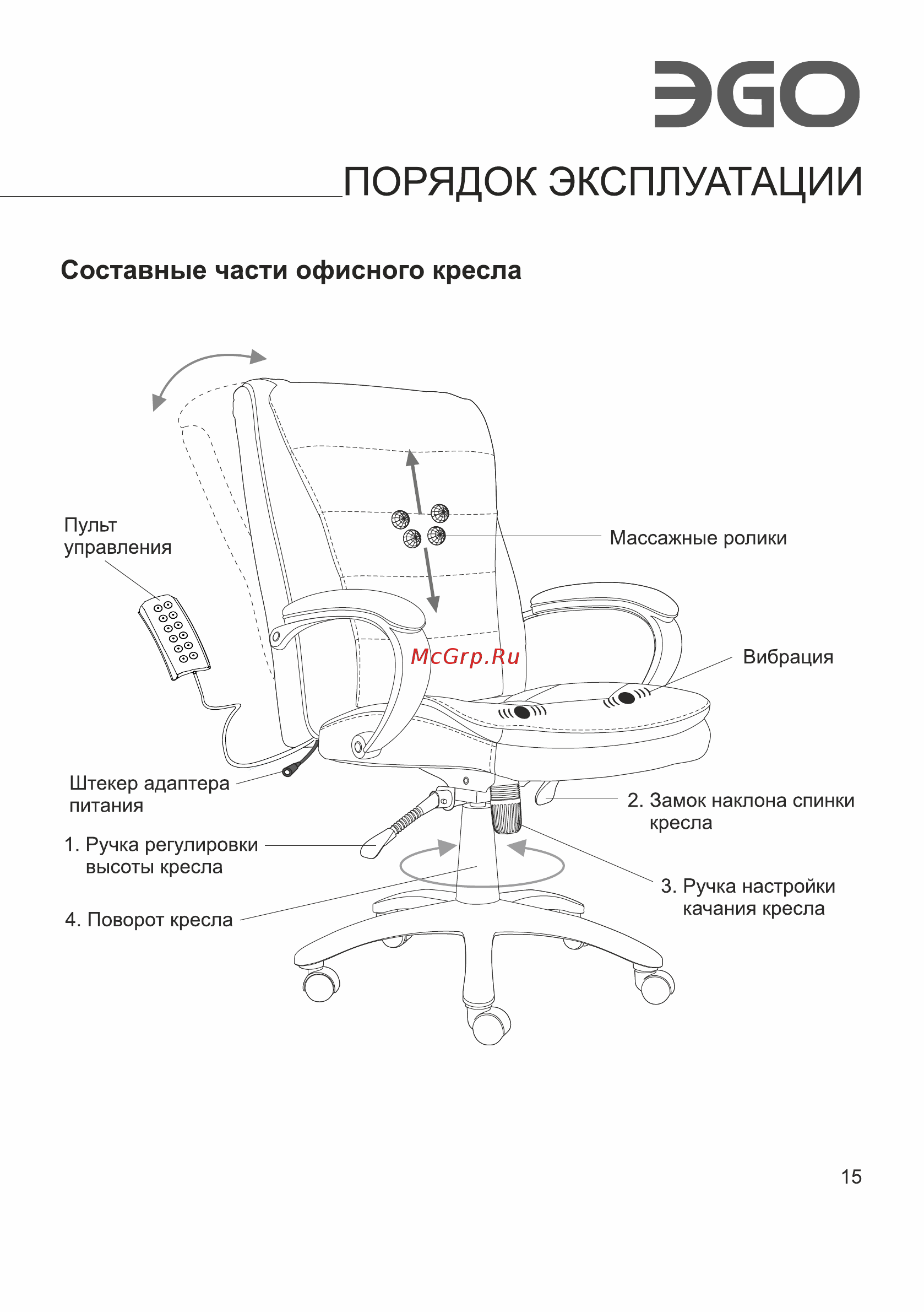 Ego President EG1005 КОФЕ (Арпатек) Инструкция по эксплуатации онлайн [17/24] 527269
