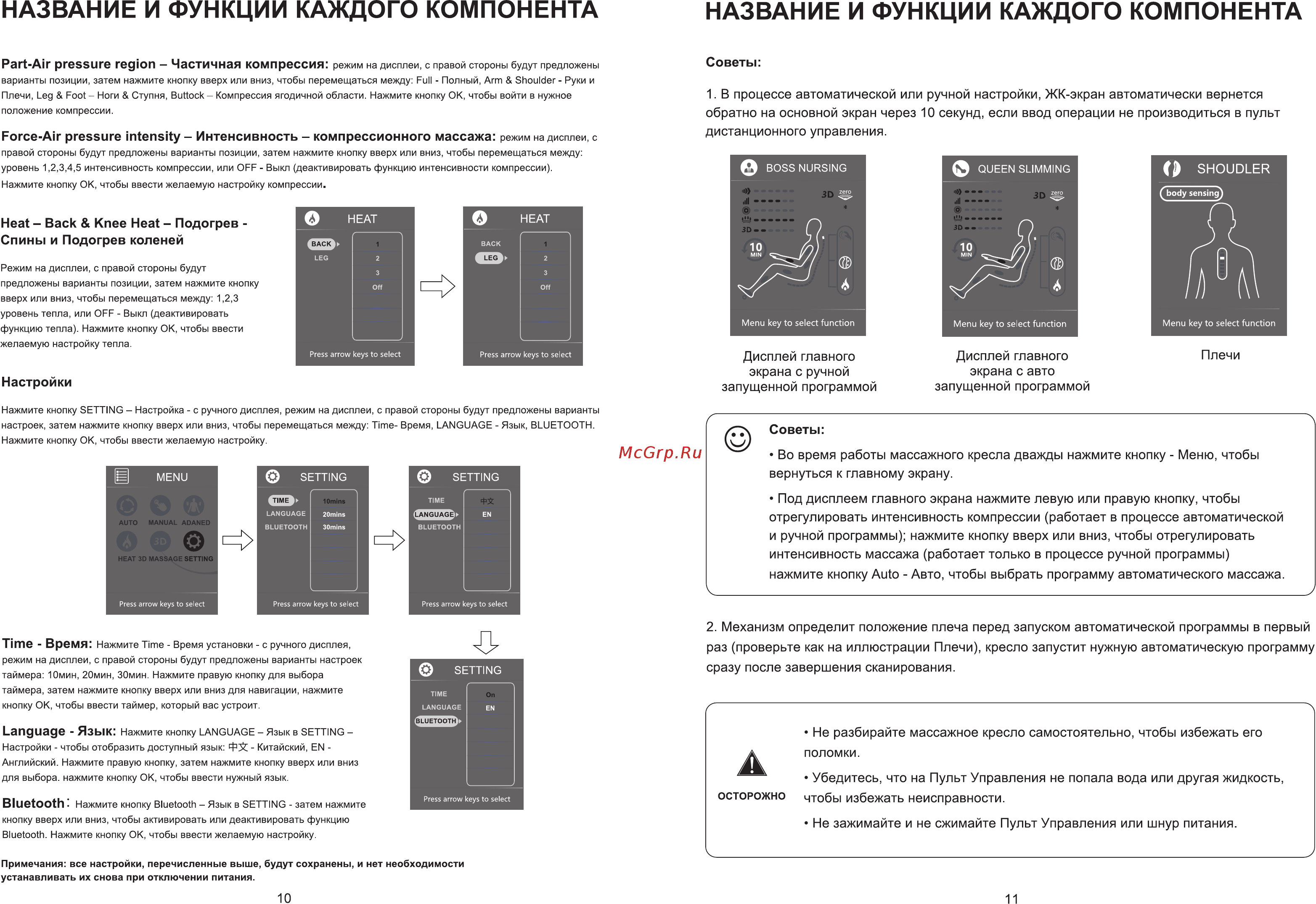 Ergonova Catapult LTE [7/28] Название и функции каждого компонента название и функции каждого компонента