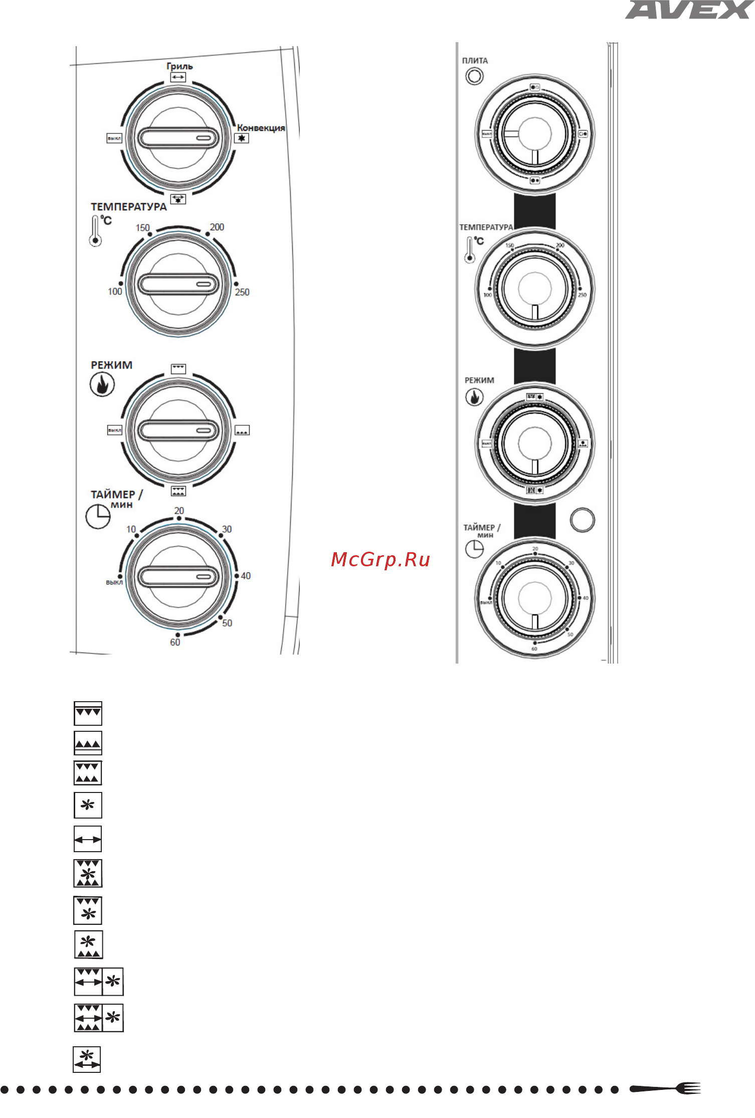 Avex TR 450 WСL Инструкция пользователя онлайн [12/26] 527312