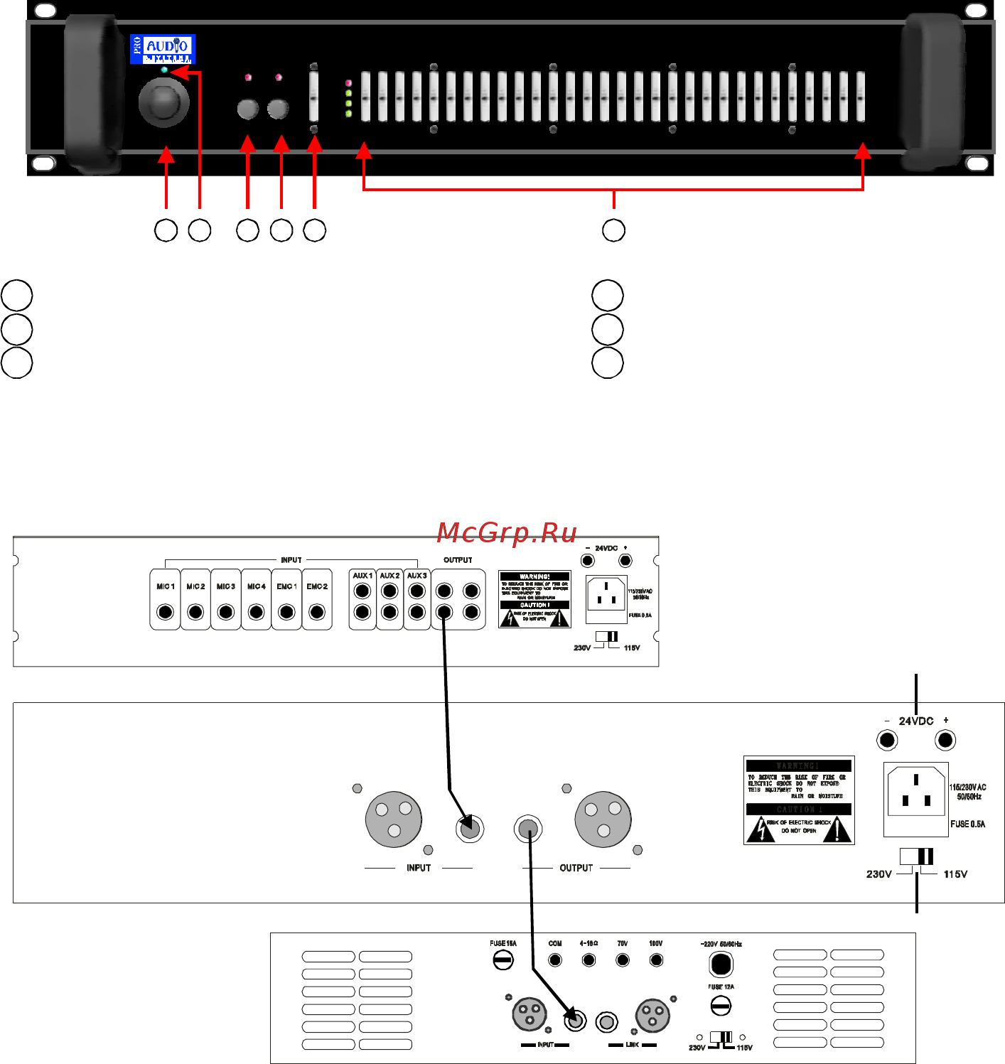 Proaudio EQ-30D [2/3] Front panel