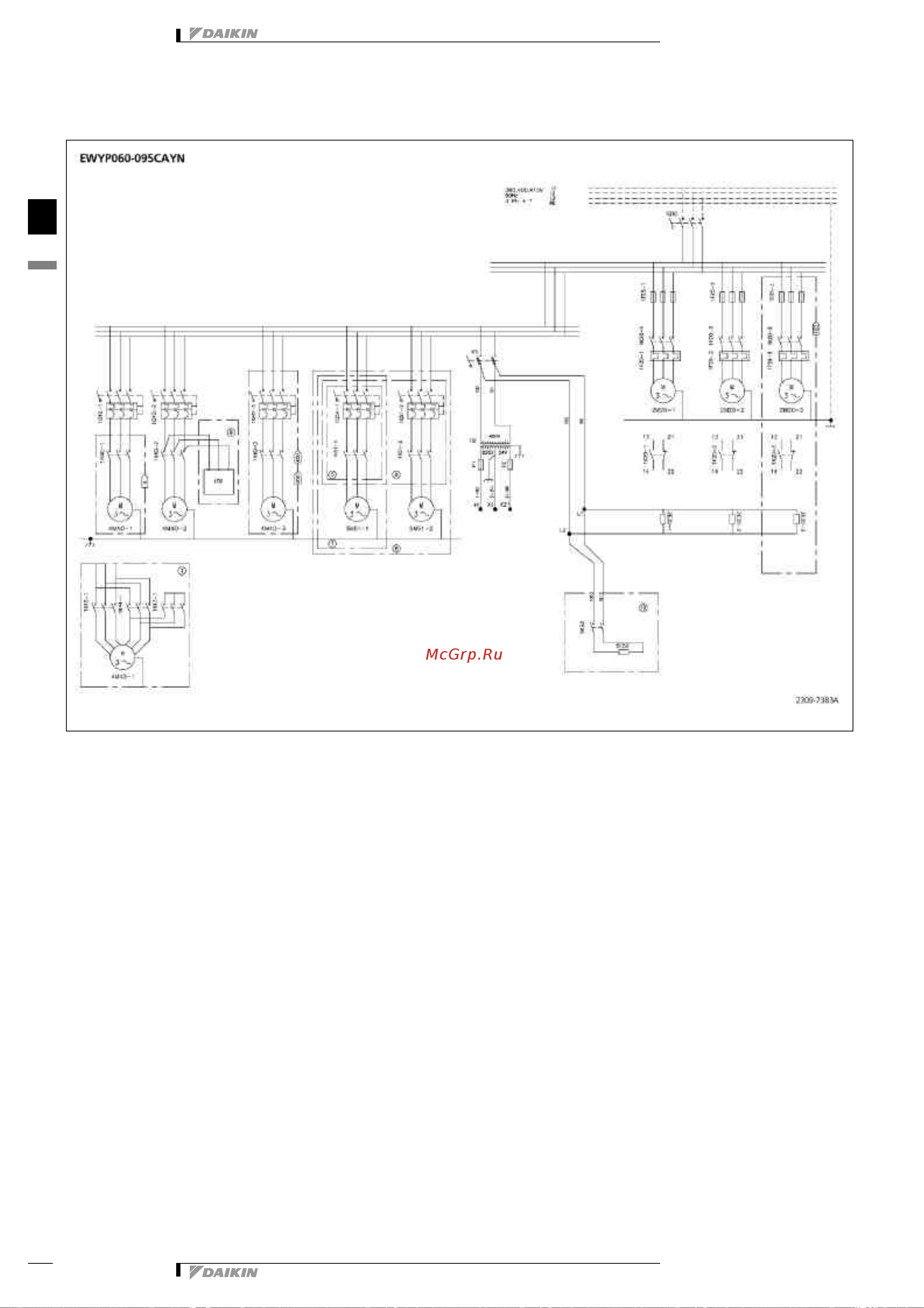 Daikin EWYP130CAYN [29/43] Wiring diagram