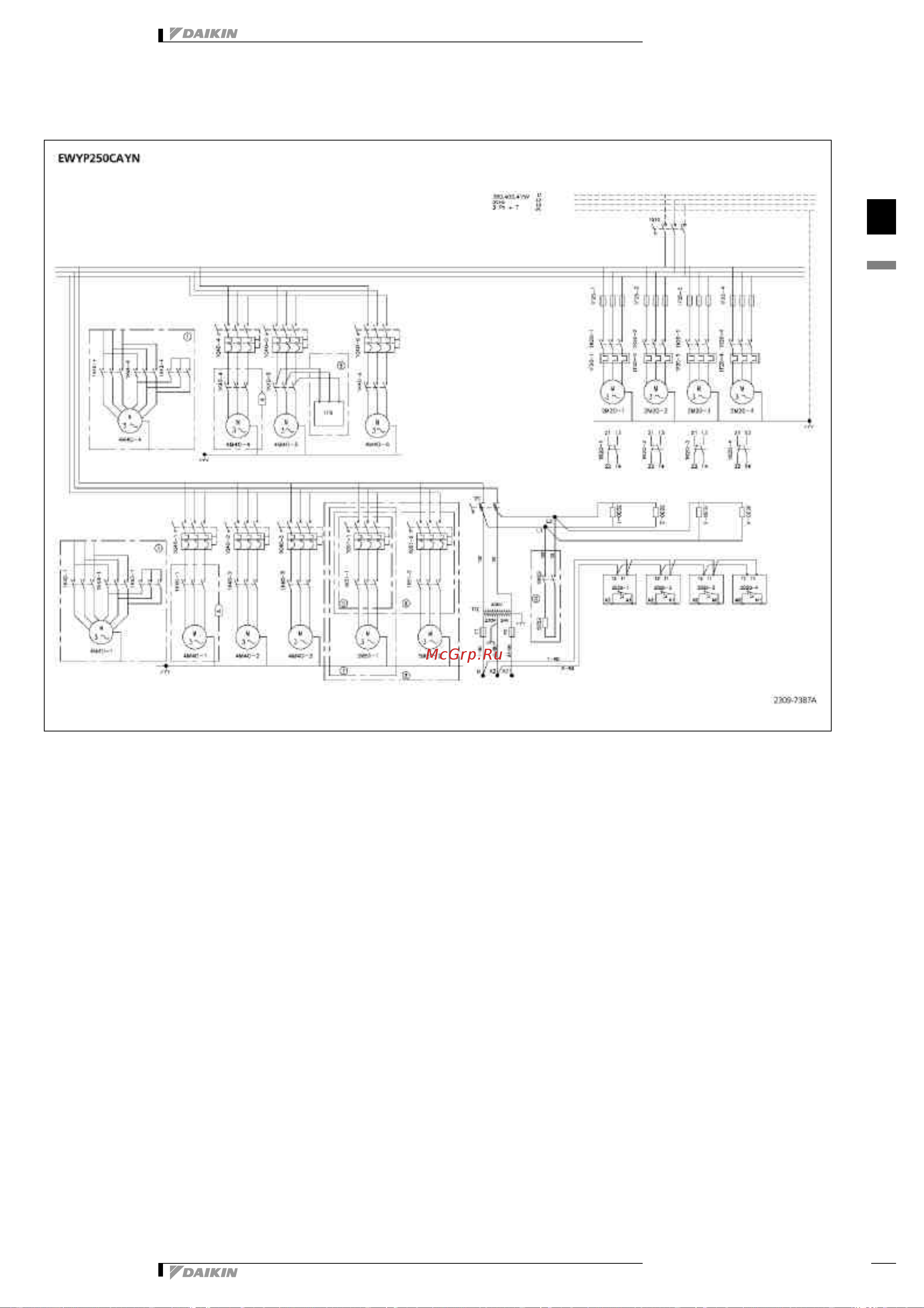 Daikin EWYP220CAYNB [32/43] Wiring diagram