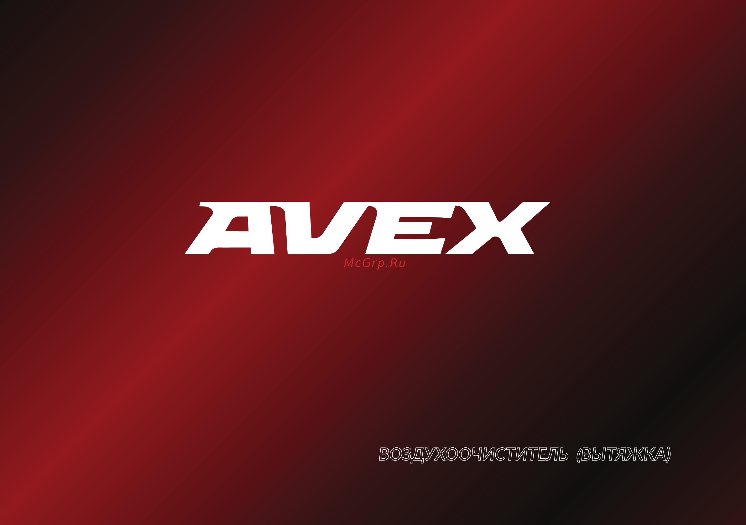 Avex BS 6020 X Инструкция пользователя онлайн