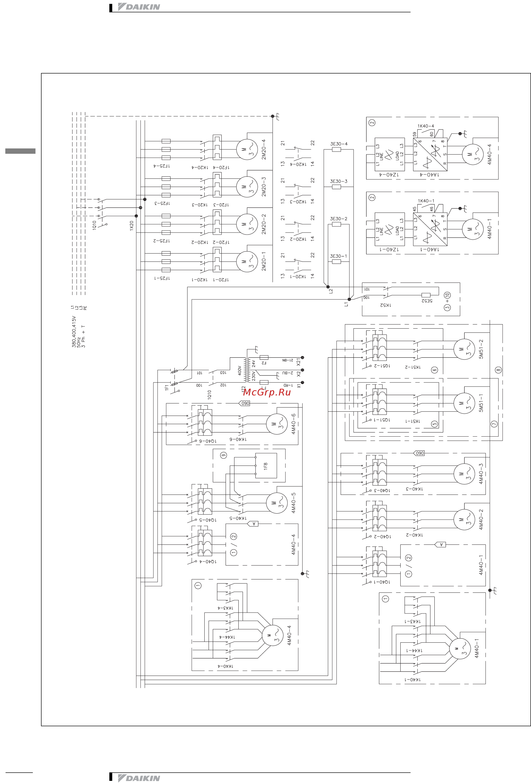 Daikin EWAP210CAYNN [38/50] Монтажная схема