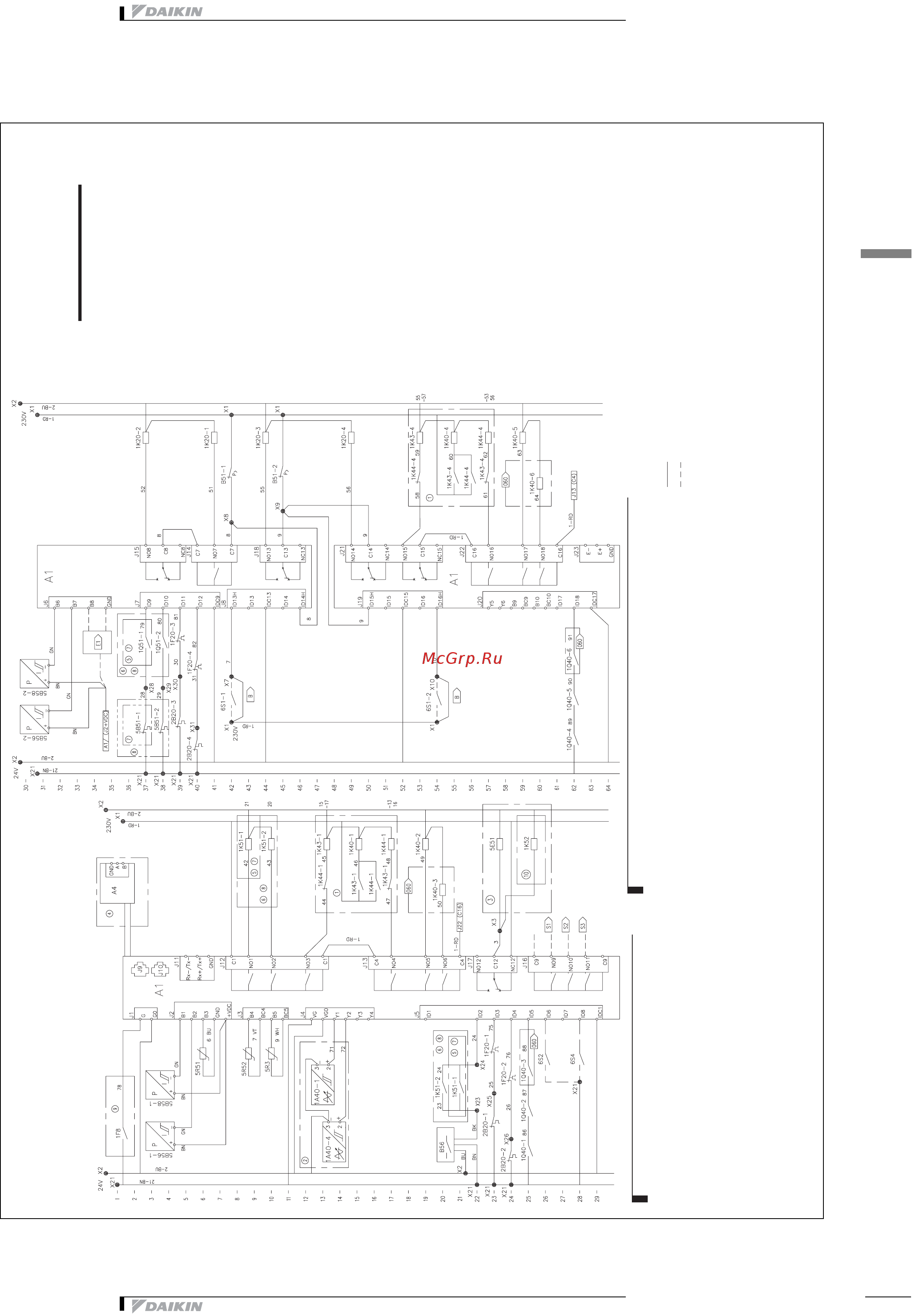 Daikin EWAP210CAYNN [39/50] Монтажная схема