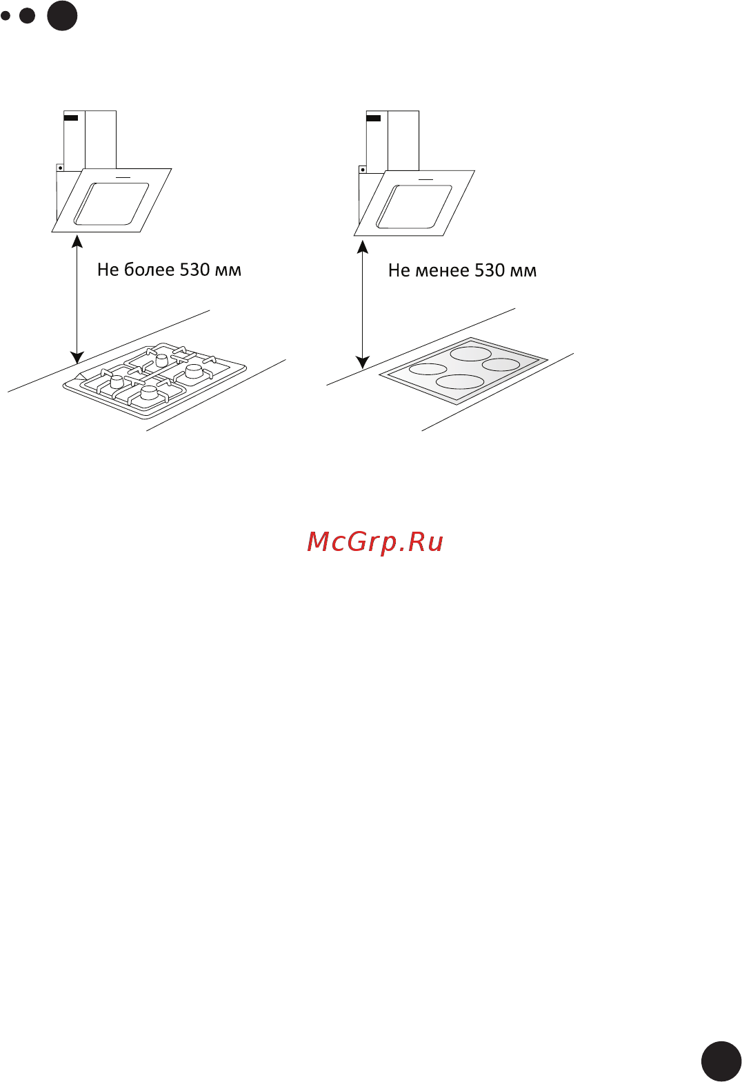 Avex VNM 6080 B [10/24] Установка вытяжки
