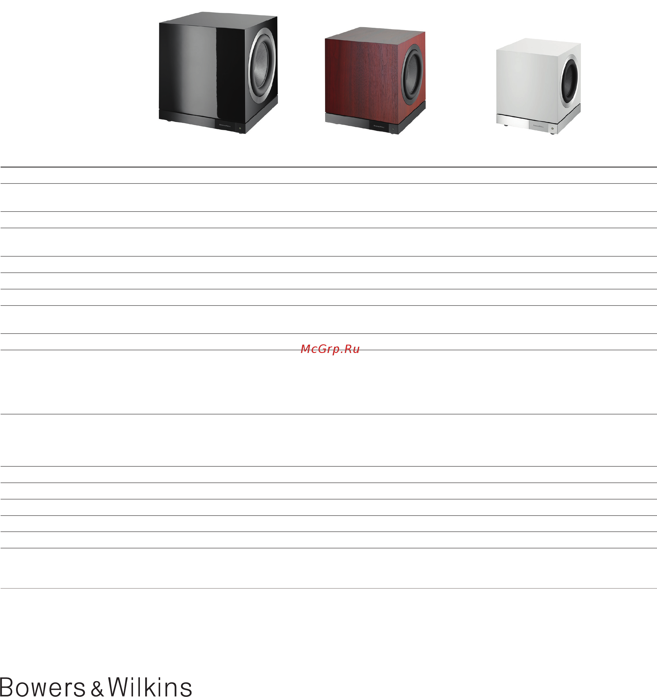 Bowers & Wilkins DB1D [4/4] Specification