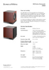 Bowers & Wilkins DB2D Info Sheet