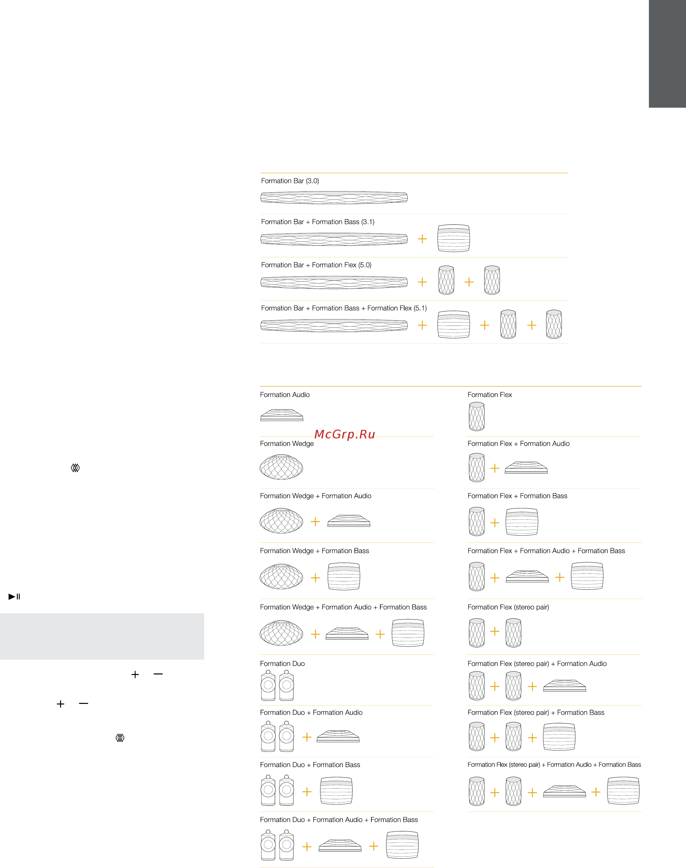 Bowers & Wilkins Formation Flex [10/76] Utilisation de votre formation flex