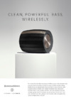 Bowers & Wilkins Formation Bass Информационная листовка