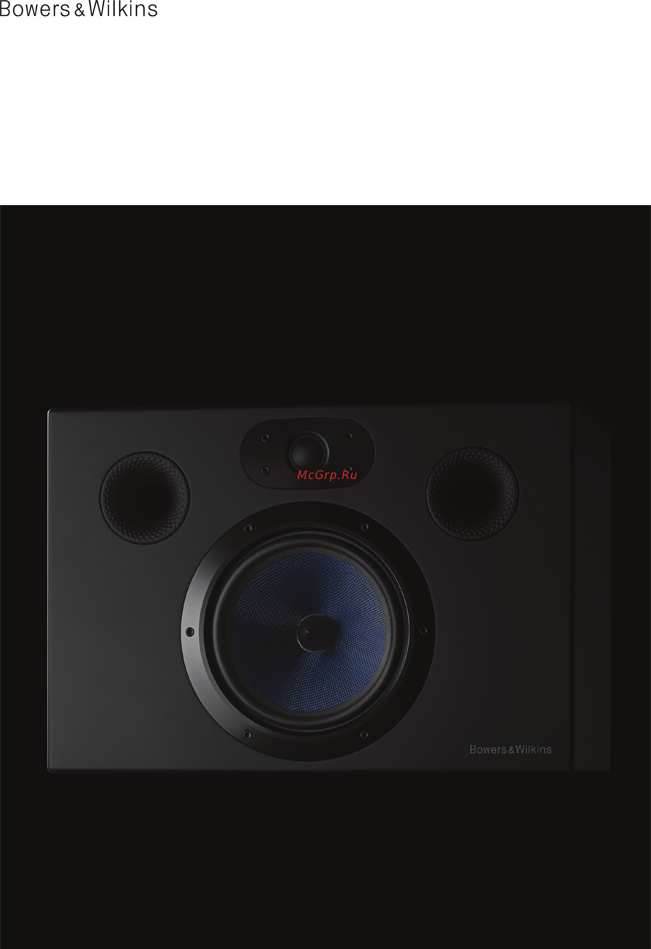 Bowers & Wilkins CT7.5 LCRS Информационная листовка онлайн
