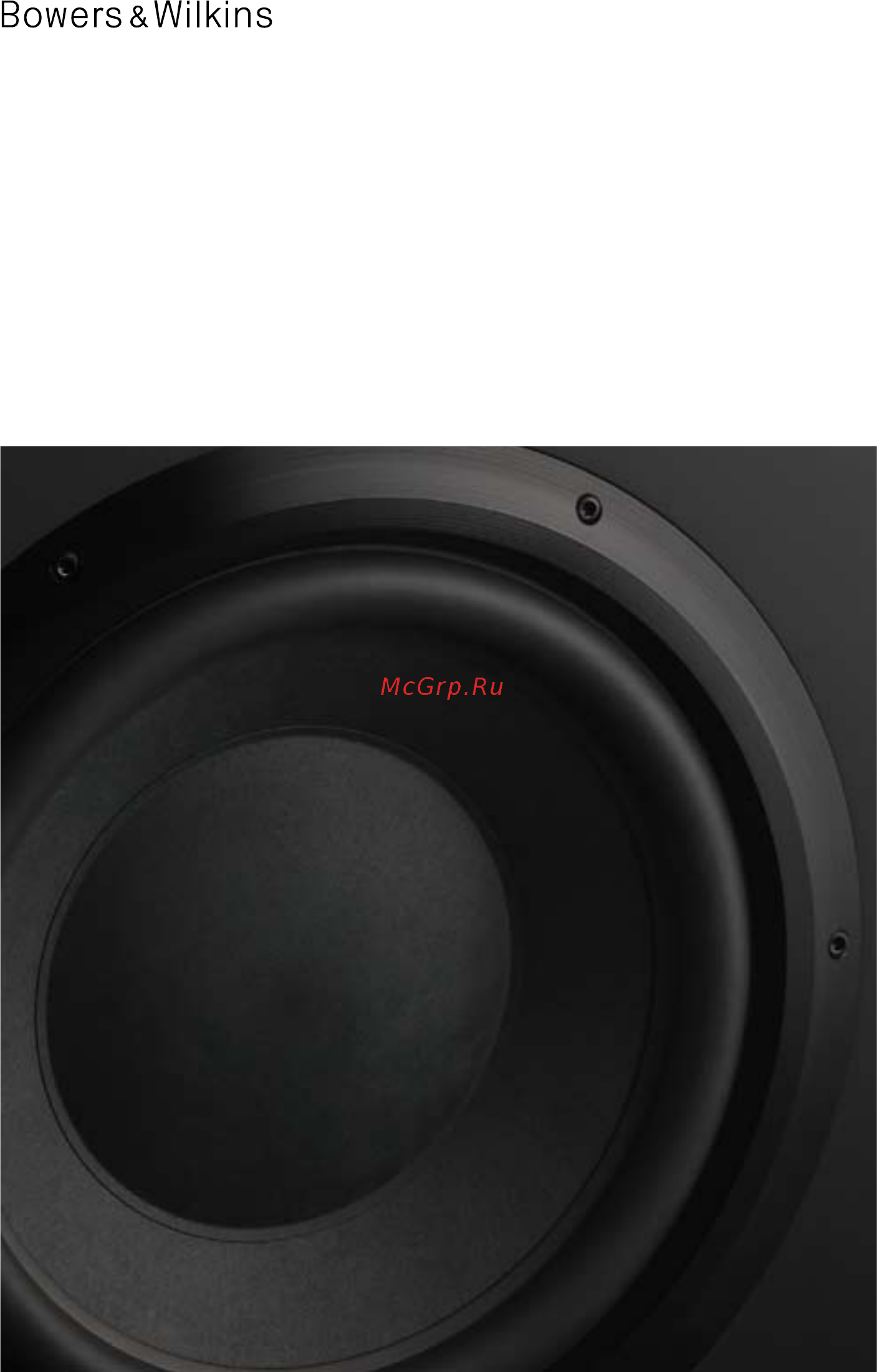 Bowers & Wilkins CT SW10 Инструкция онлайн