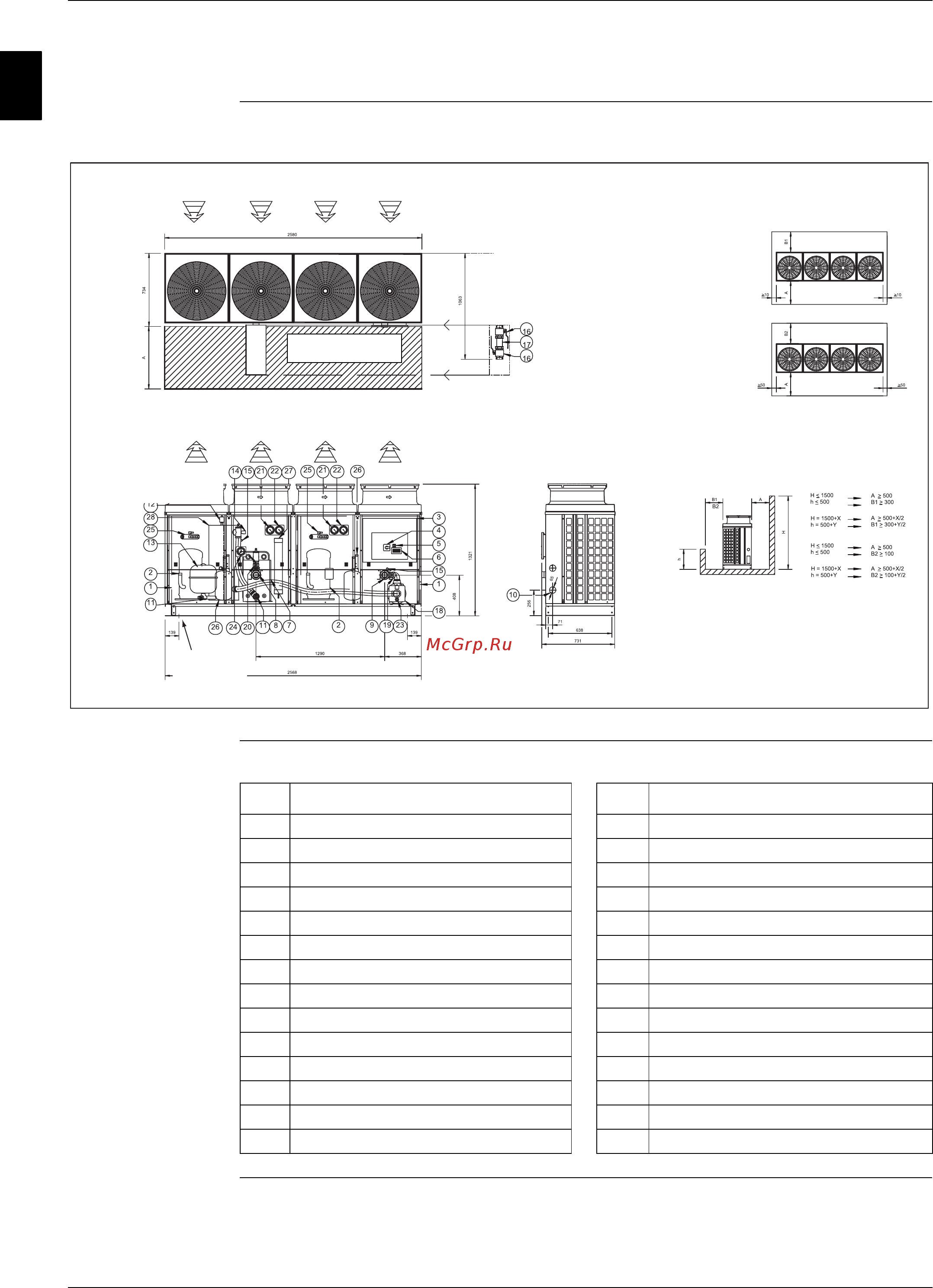 Daikin EUWAB8KAZW1 [65/214] Чертеж общего вида euwab16kazw1 euwab16kazw1