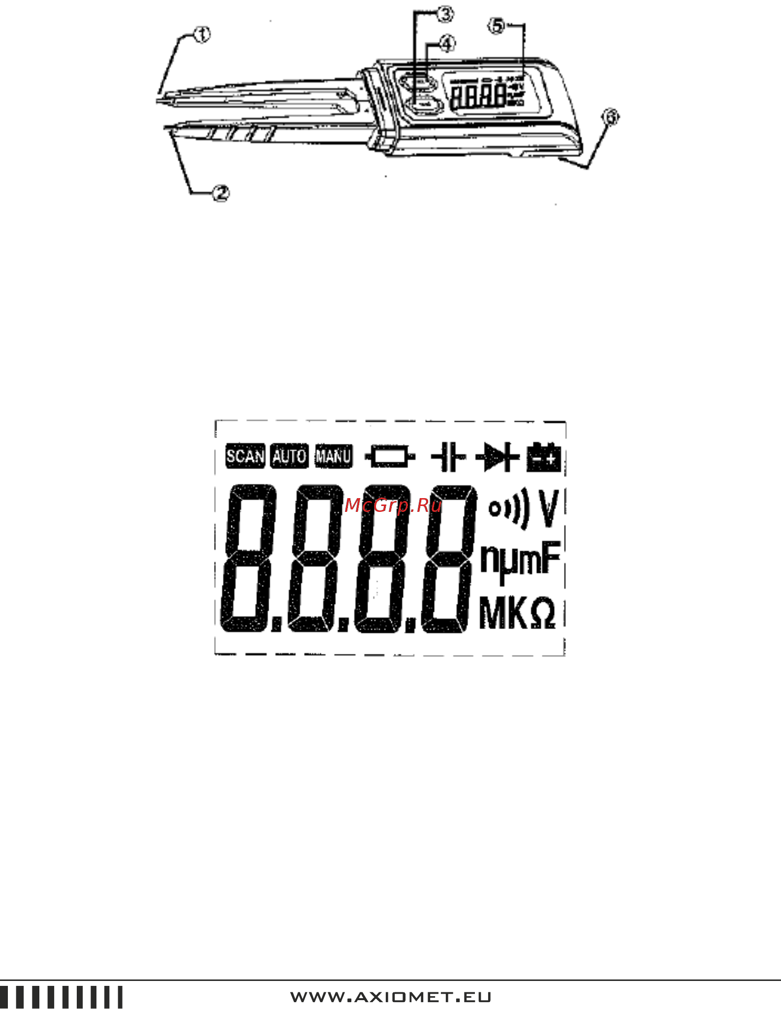 AXIOMET AX-507B Расширенная инструкция онлайн [3/7] 527856