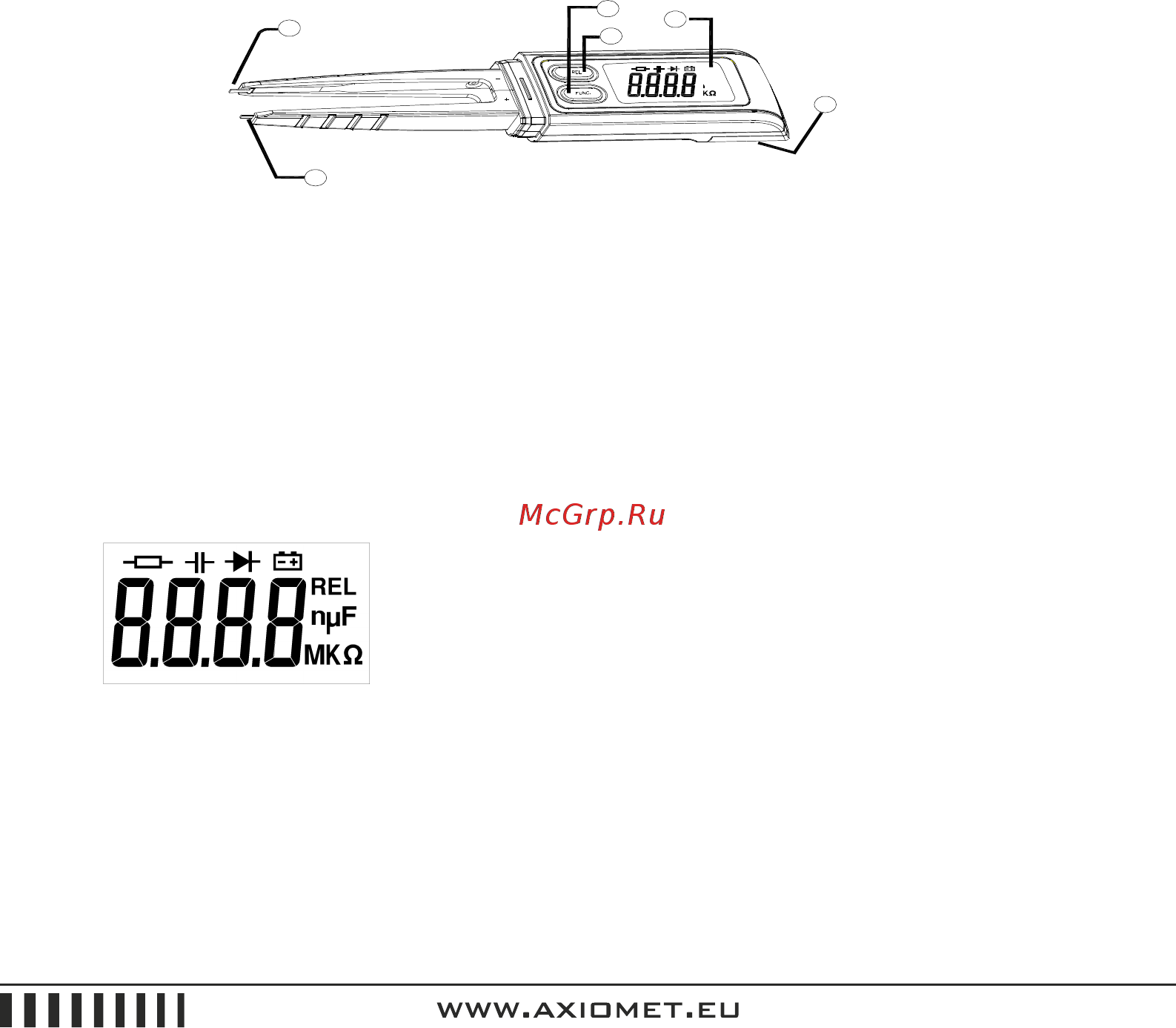 AXIOMET AX-503 Расширенная инструкция онлайн [3/7] 527857