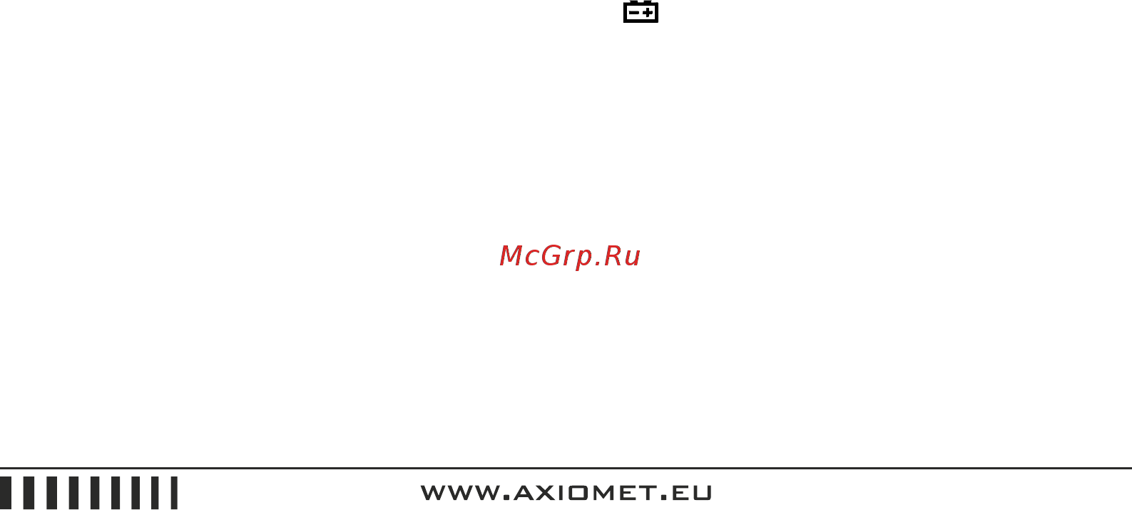 AXIOMET AX-18B Расширенная инструкция онлайн [4/19] 527859