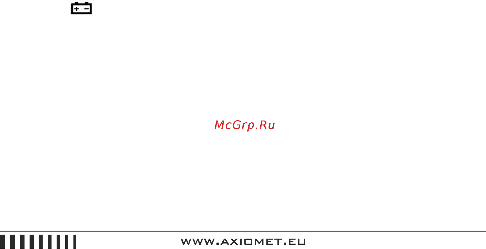 AXIOMET AX-102 Расширенная инструкция онлайн [3/14] 527867