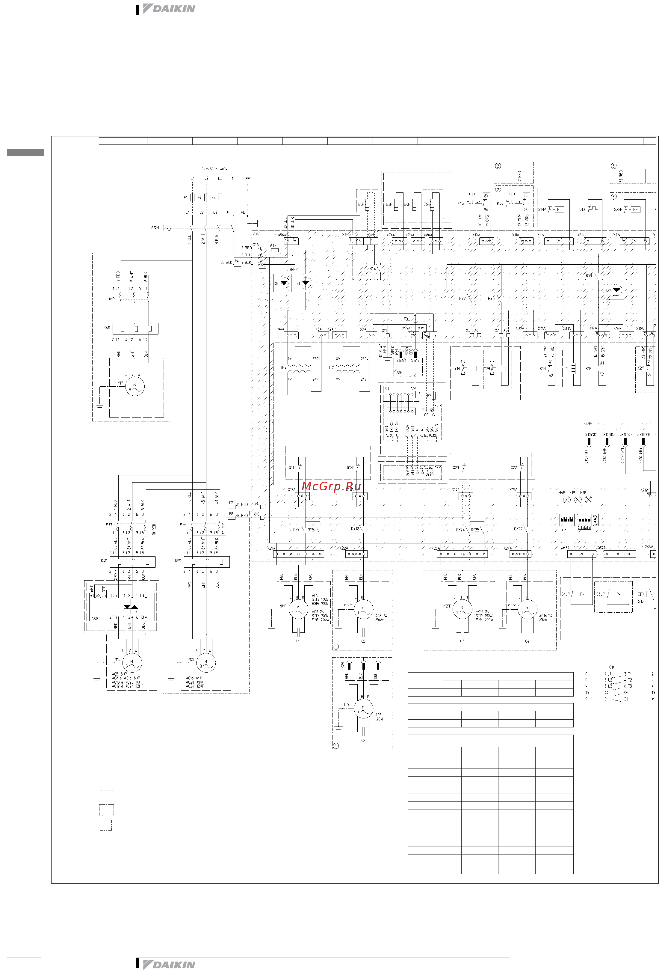 Daikin EUWYN8KAZW1 [32/43] Монтажная схема
