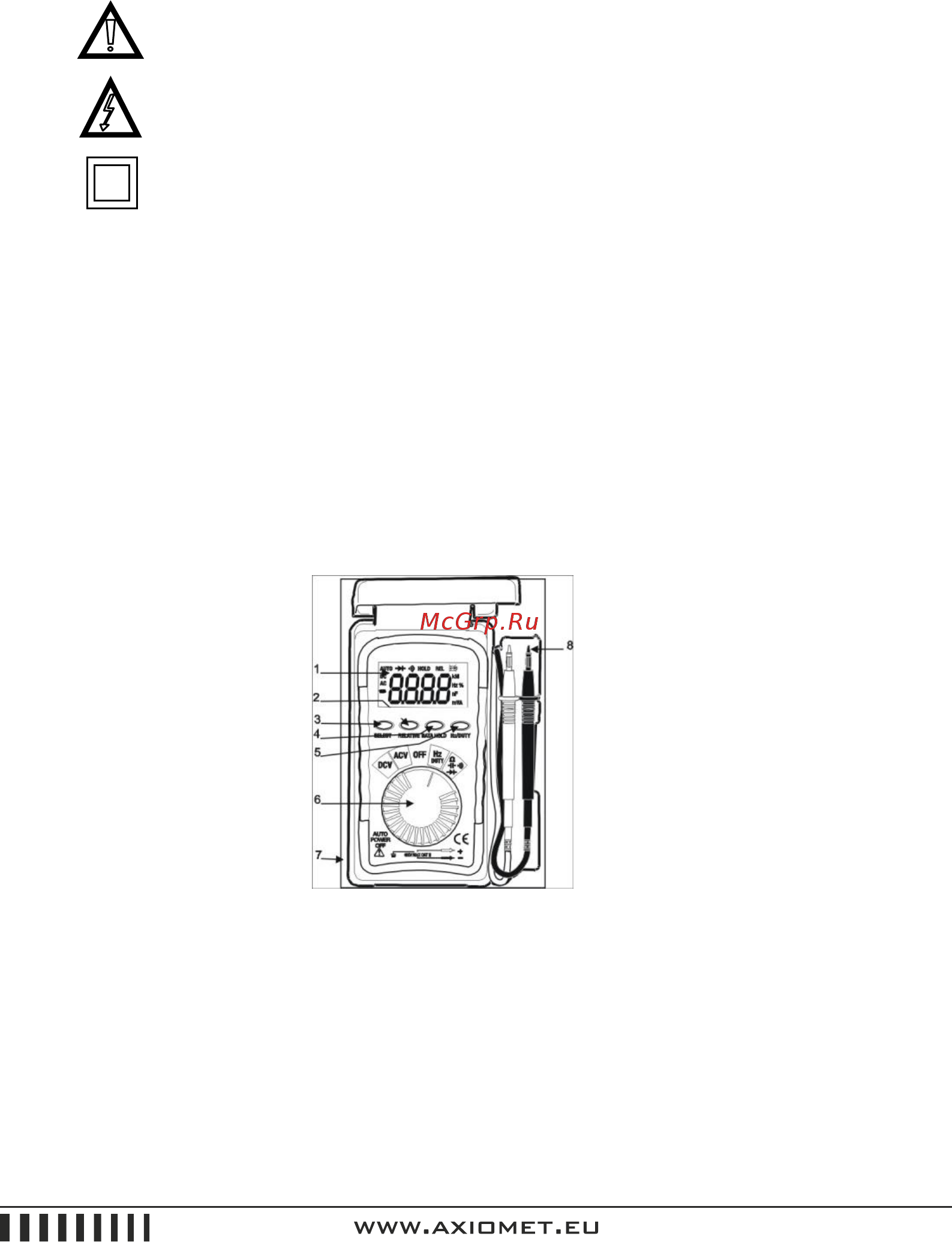 AXIOMET AX-MS811 [2/5] Double insulation
