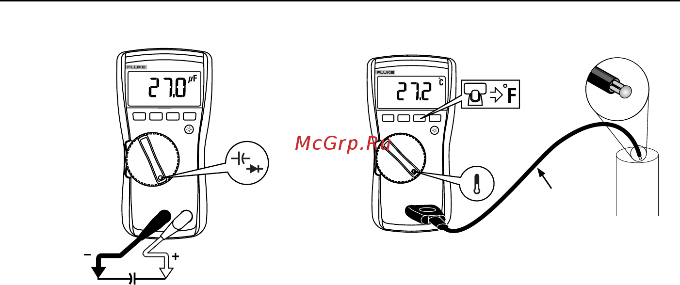 Fluke FLK-116 [15/24] Measuring capacitance