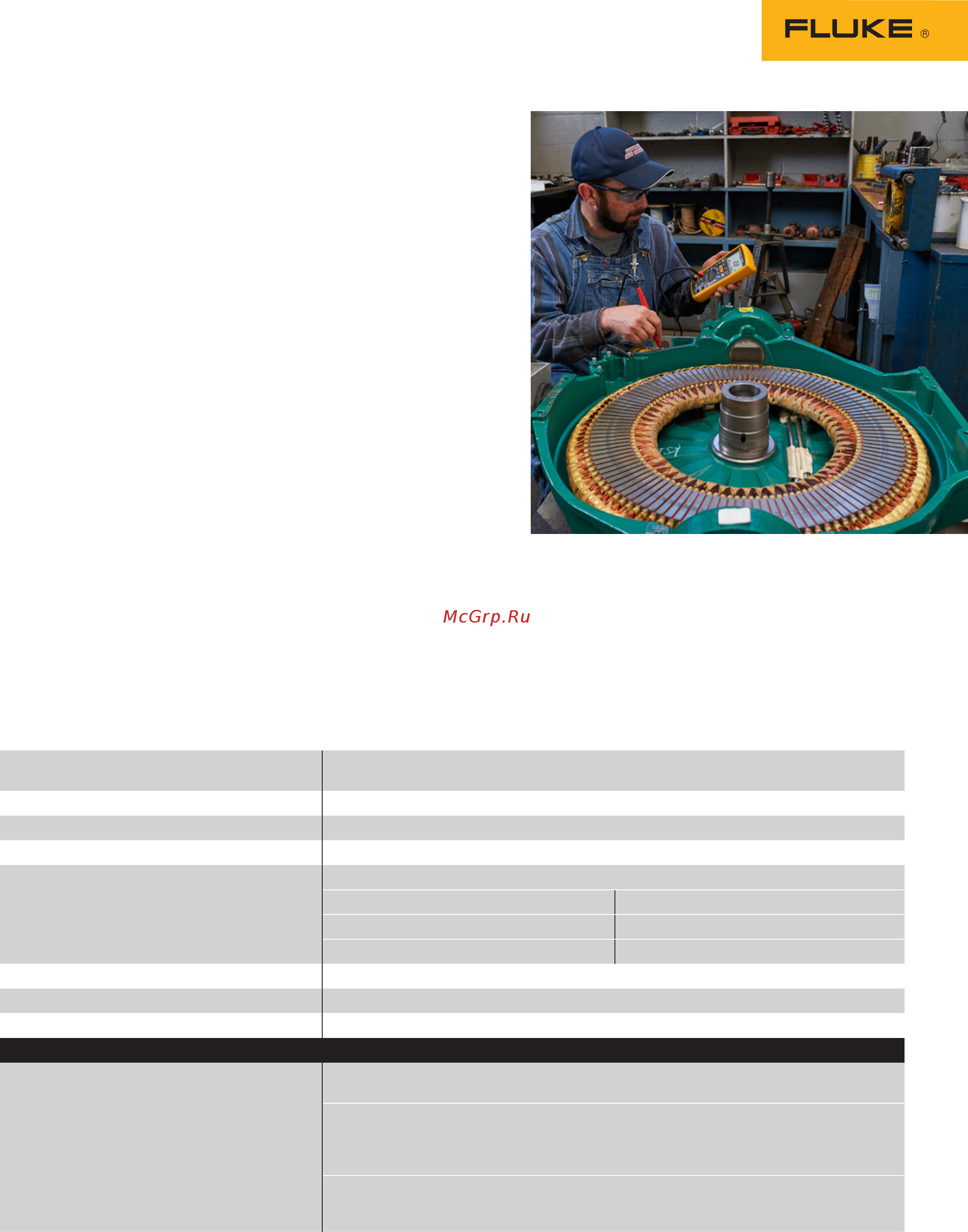 Fluke FLK-1587MDTFC [2/8] General specifications